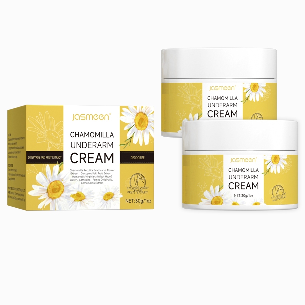 JASMEEN Chamomile Underarm Cream 30g – Fast Absorbing & Long Lasting Freshness