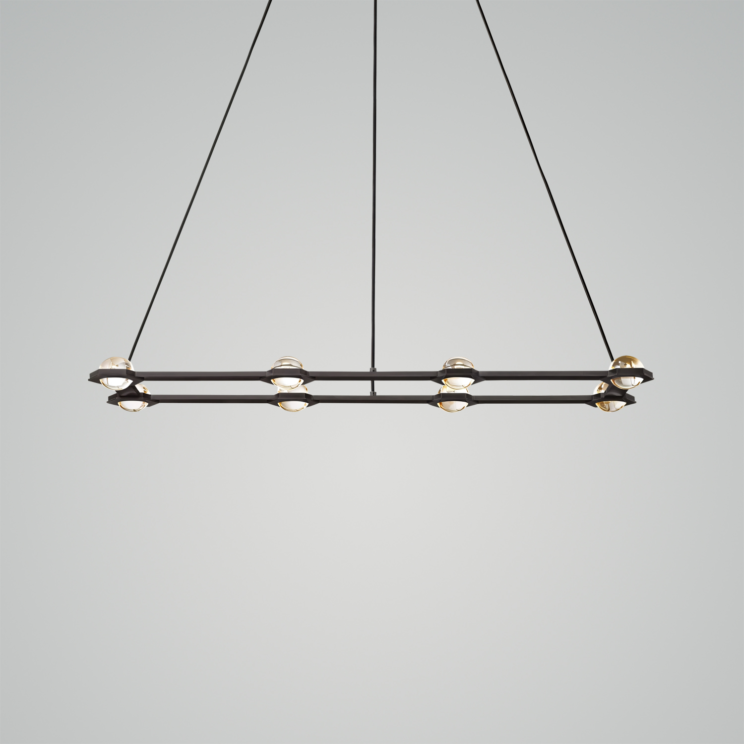 Éclatant Rectangular Chandelier