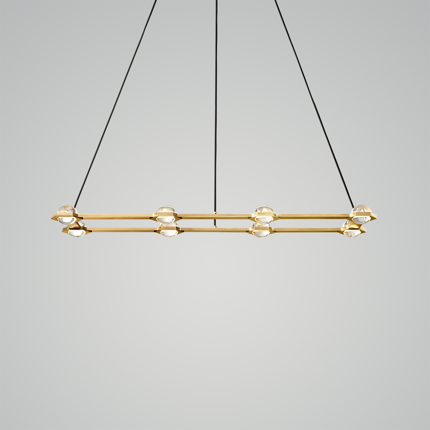 Éclatant Rectangular Chandelier