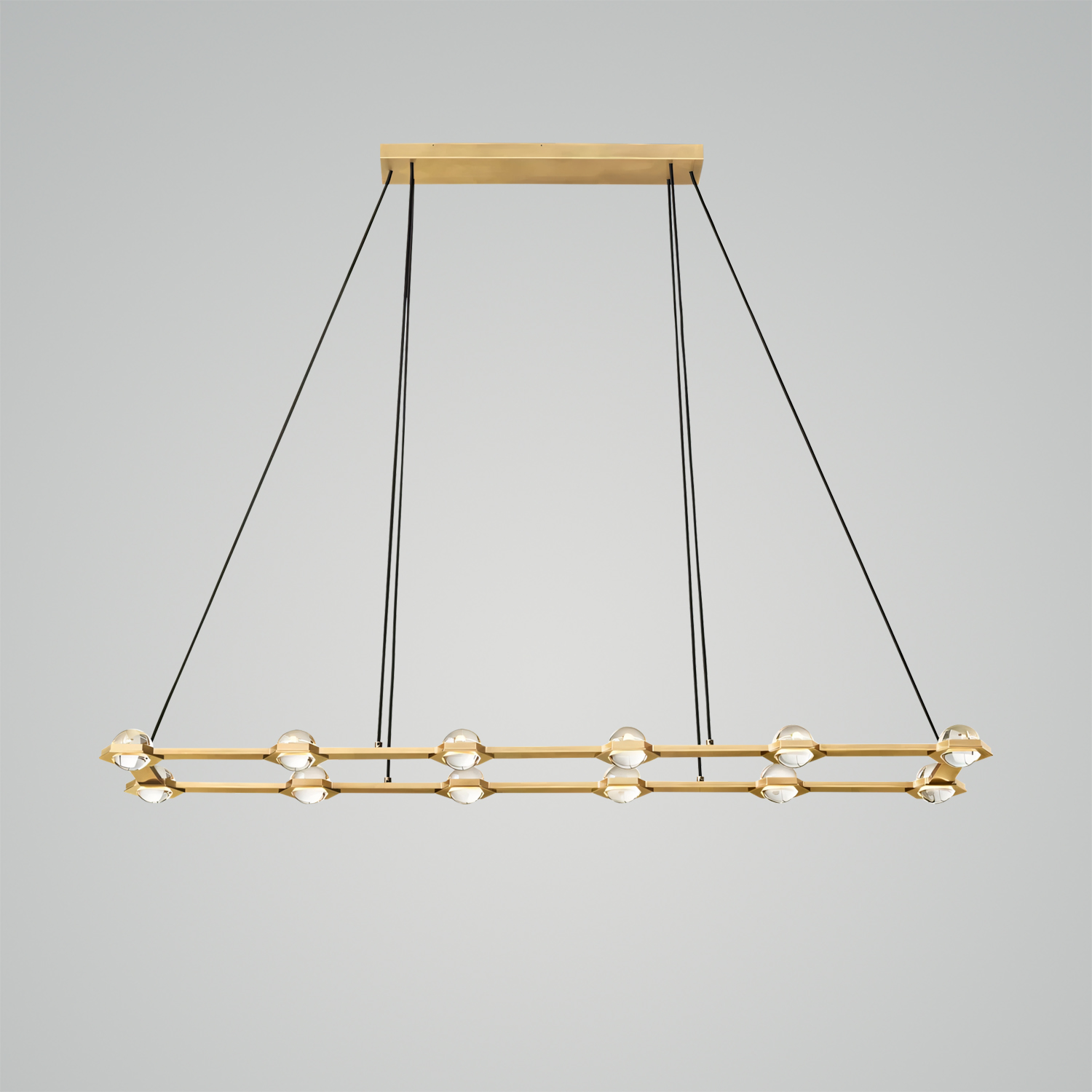 Éclatant Rectangular Chandelier