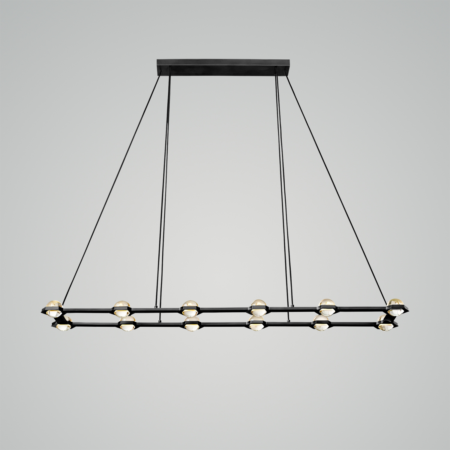 Éclatant Rectangular Chandelier