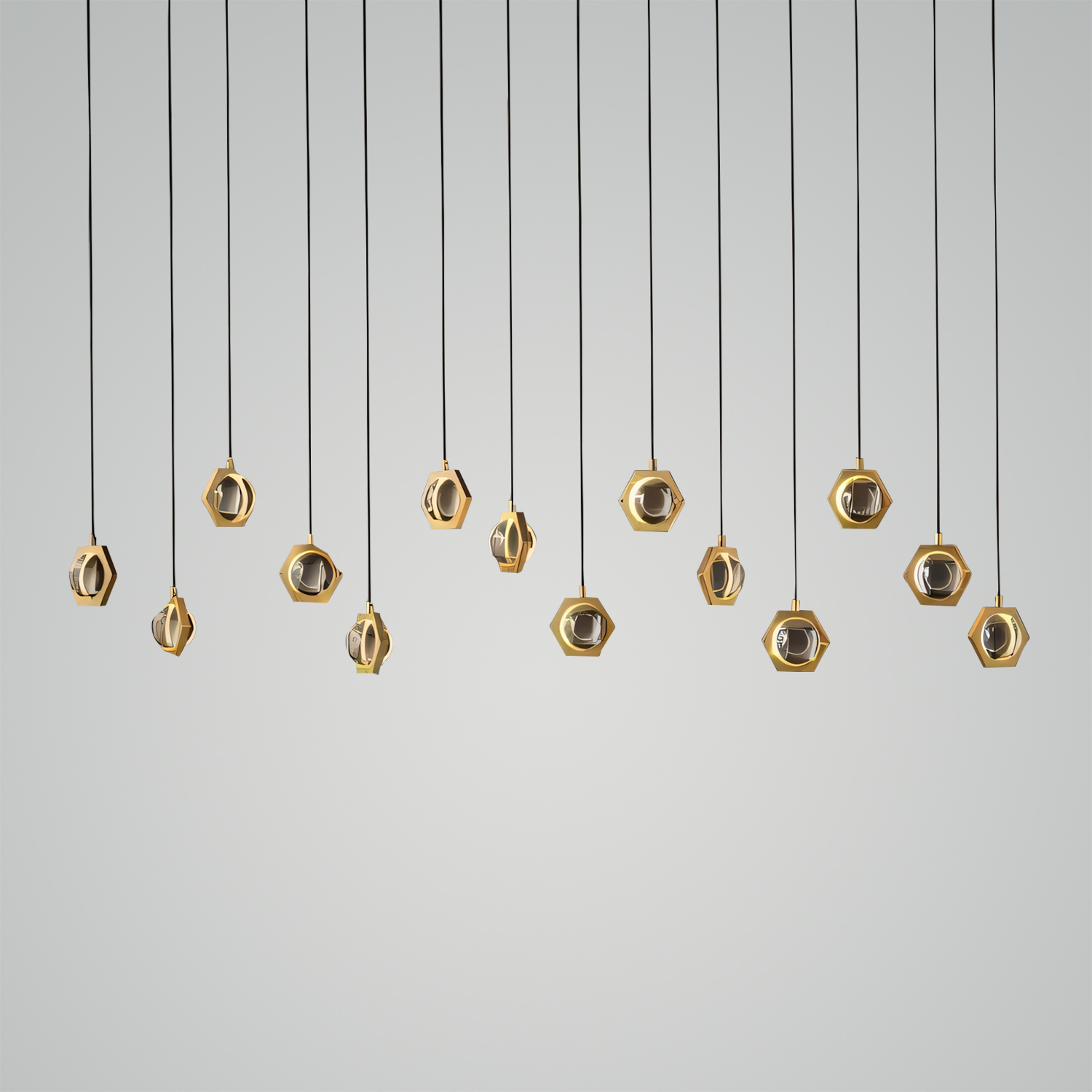 Éclatant Rectangular Pendant Light