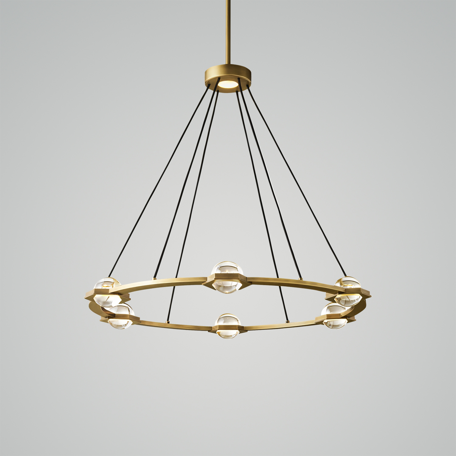 Éclatant Round Chandelier