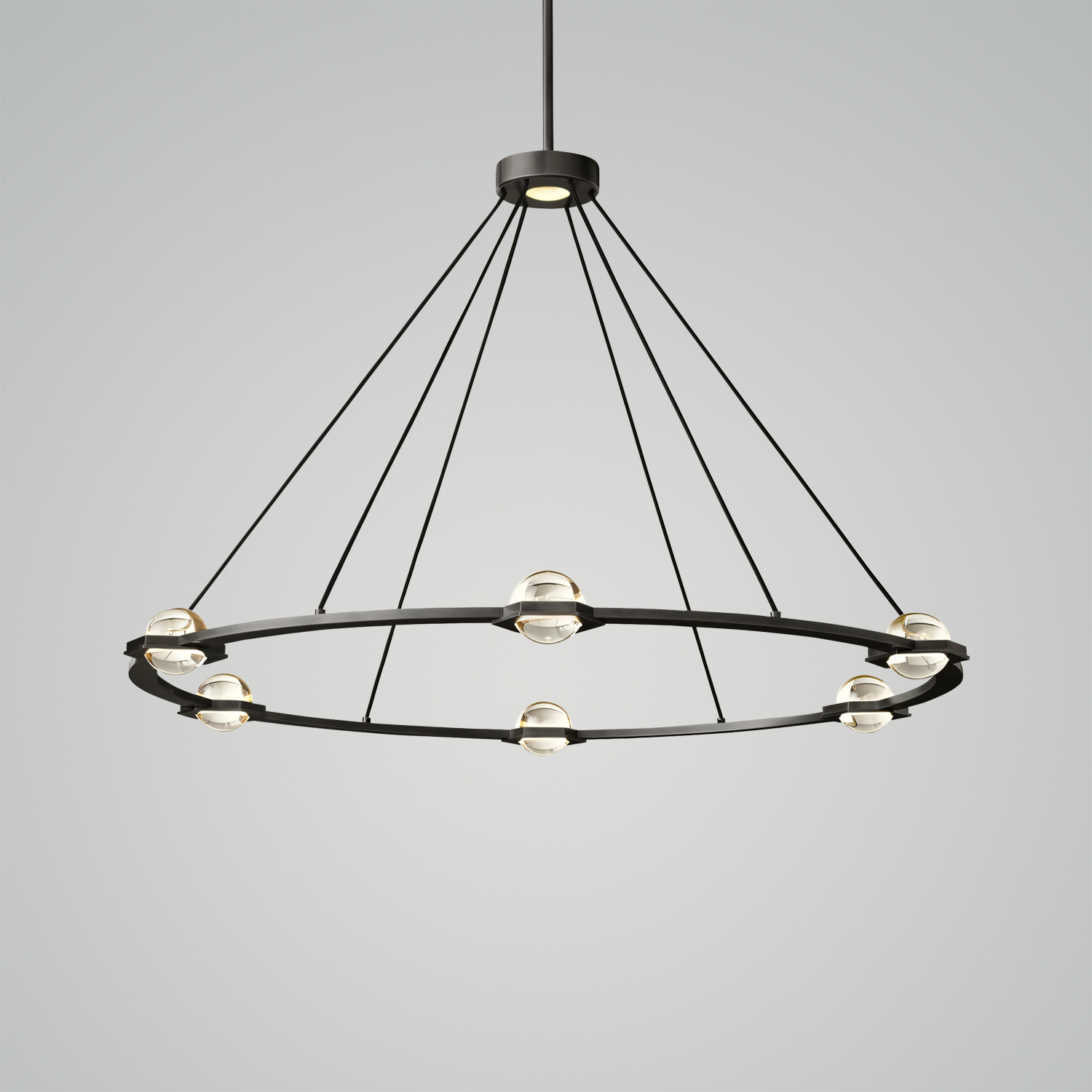 Éclatant Round Chandelier