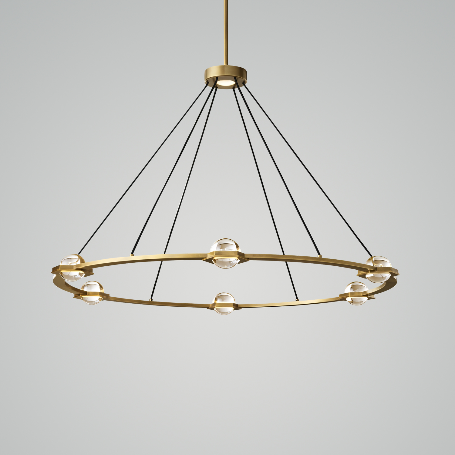 Éclatant Round Chandelier