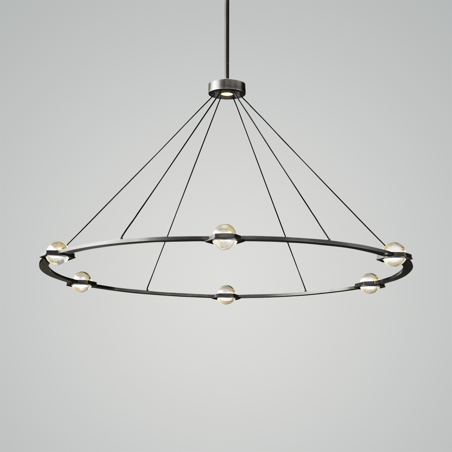 Éclatant Round Chandelier