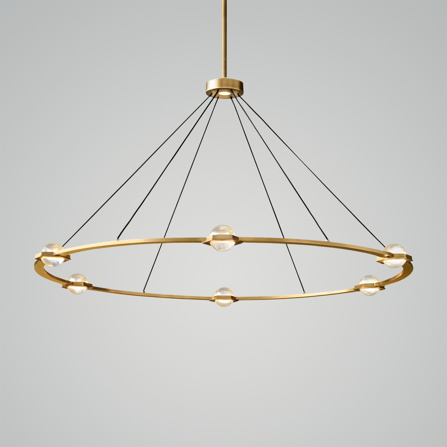 Éclatant Round Chandelier