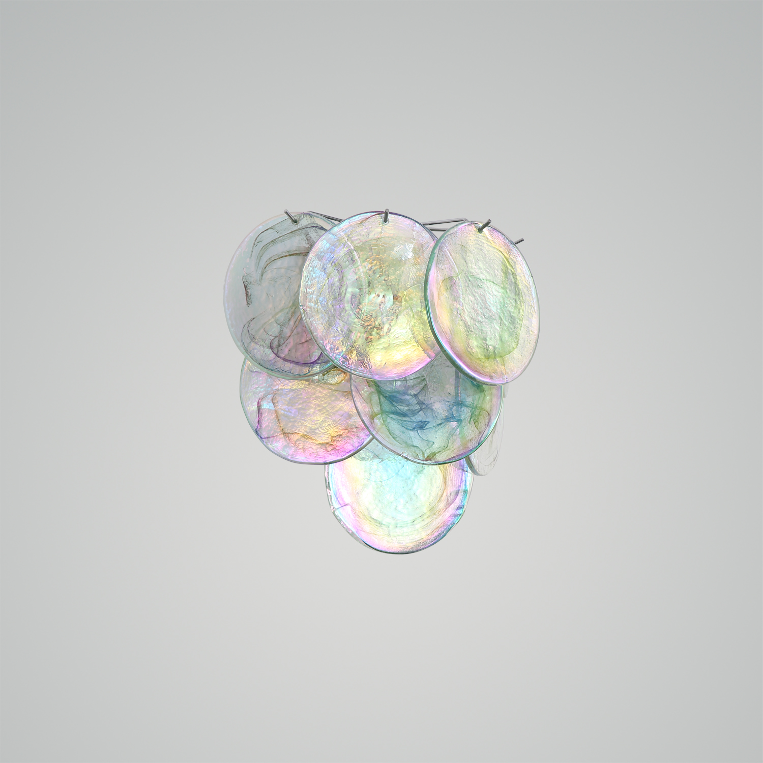 Modernist Sconces In Hand-Blown Murano Glass