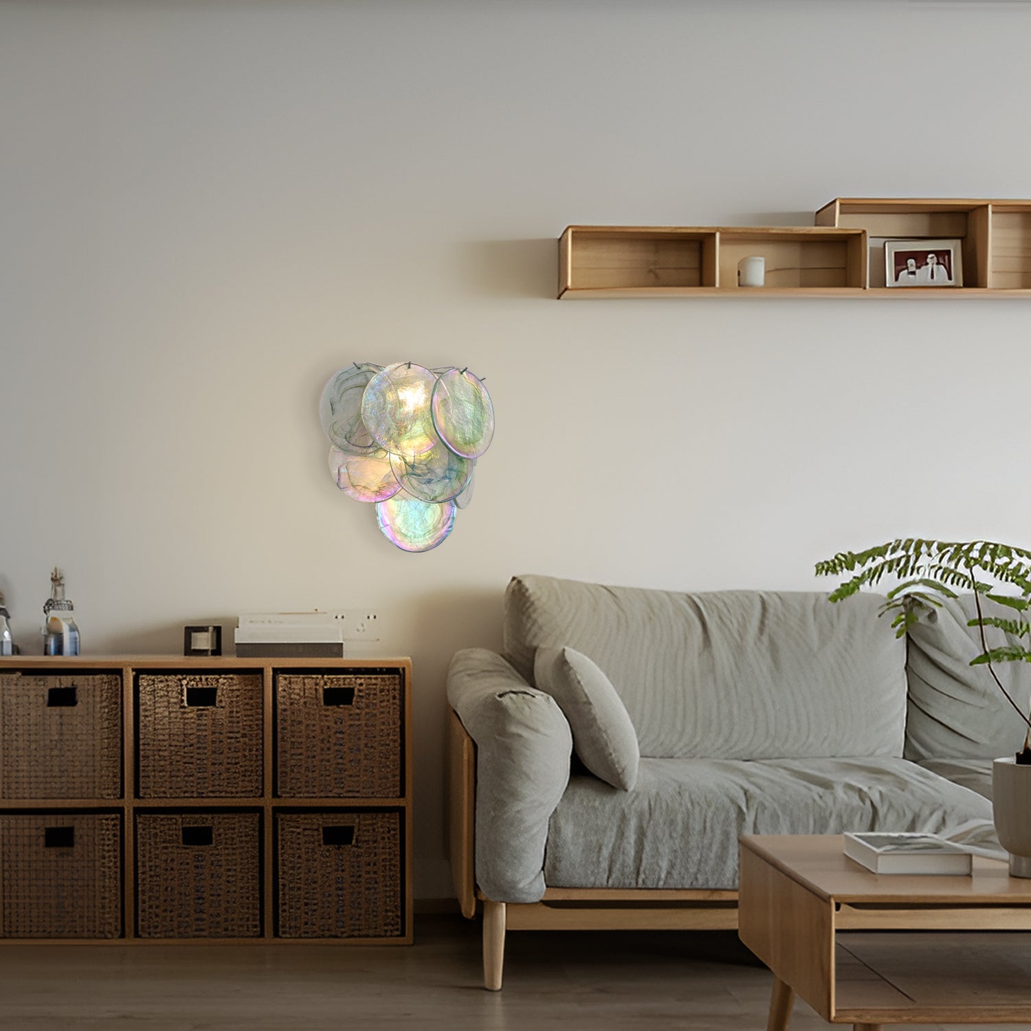 Modernist Sconces In Hand-Blown Murano Glass