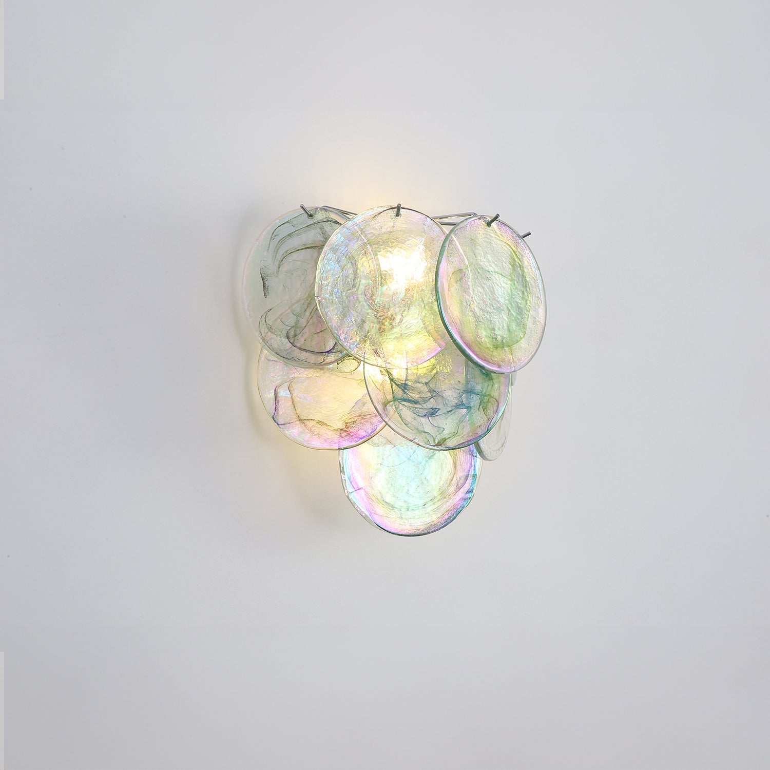 Modernist Sconces In Hand-Blown Murano Glass