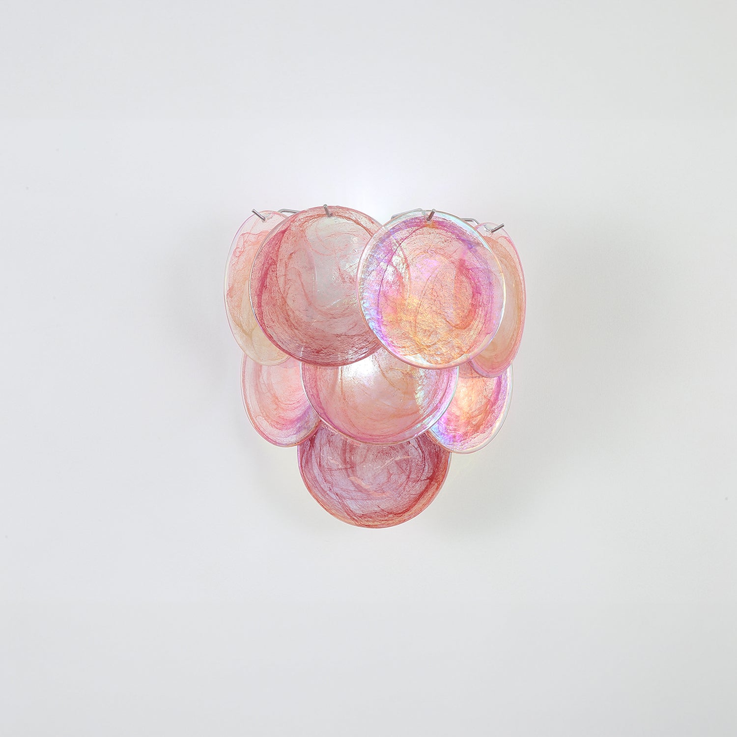 Modernist Sconces In Hand-Blown Murano Glass