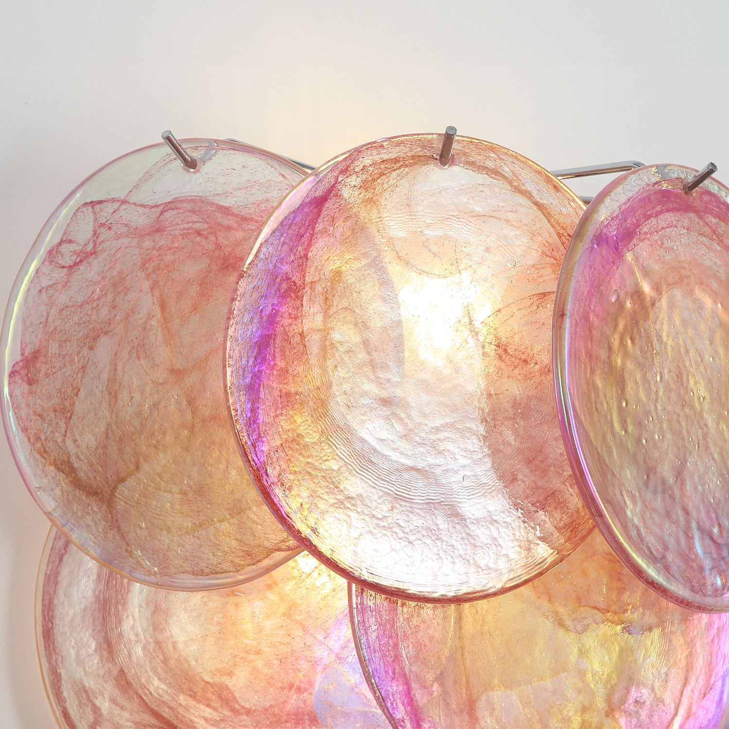 Modernist Sconces In Hand-Blown Murano Glass