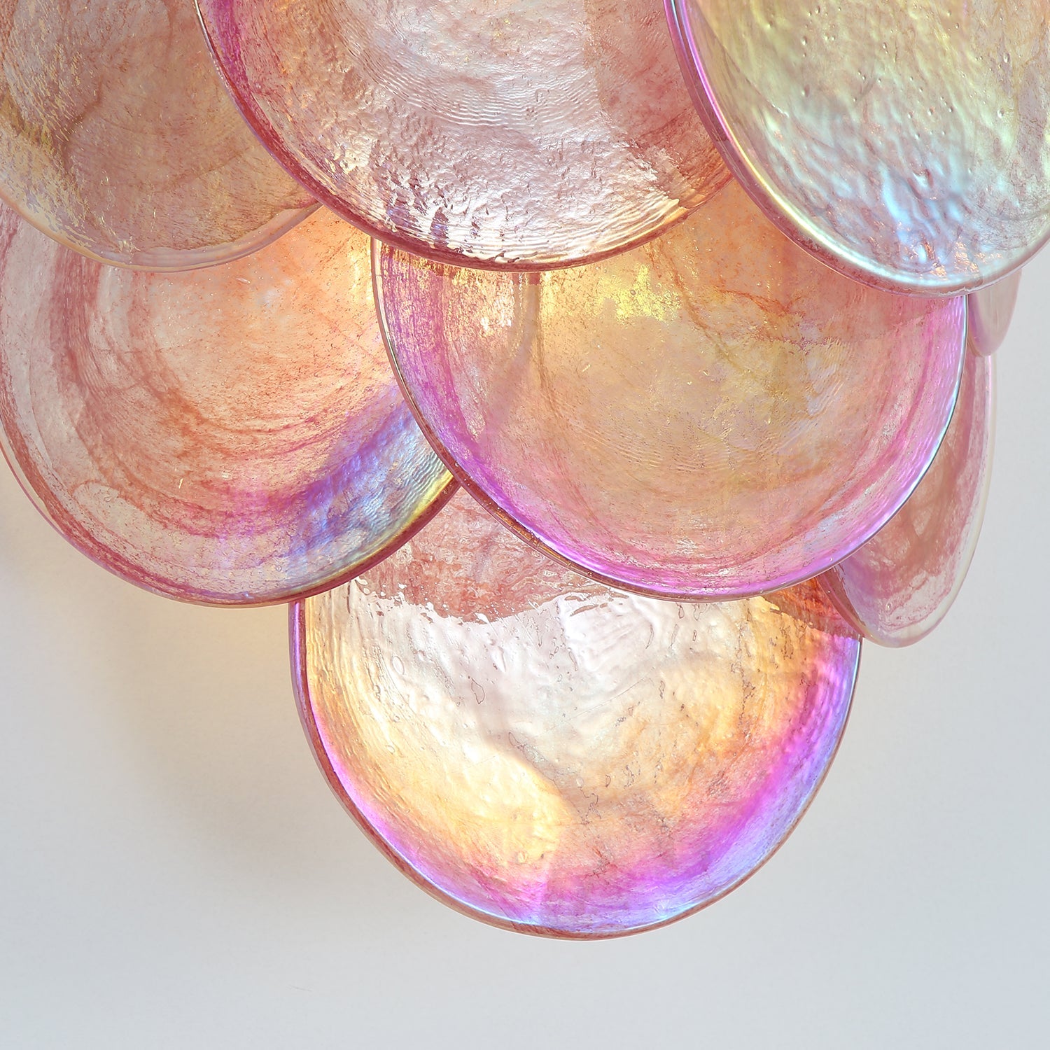 Modernist Sconces In Hand-Blown Murano Glass