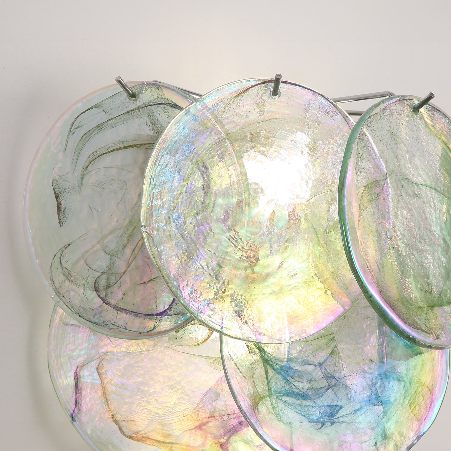 Modernist Sconces In Hand-Blown Murano Glass