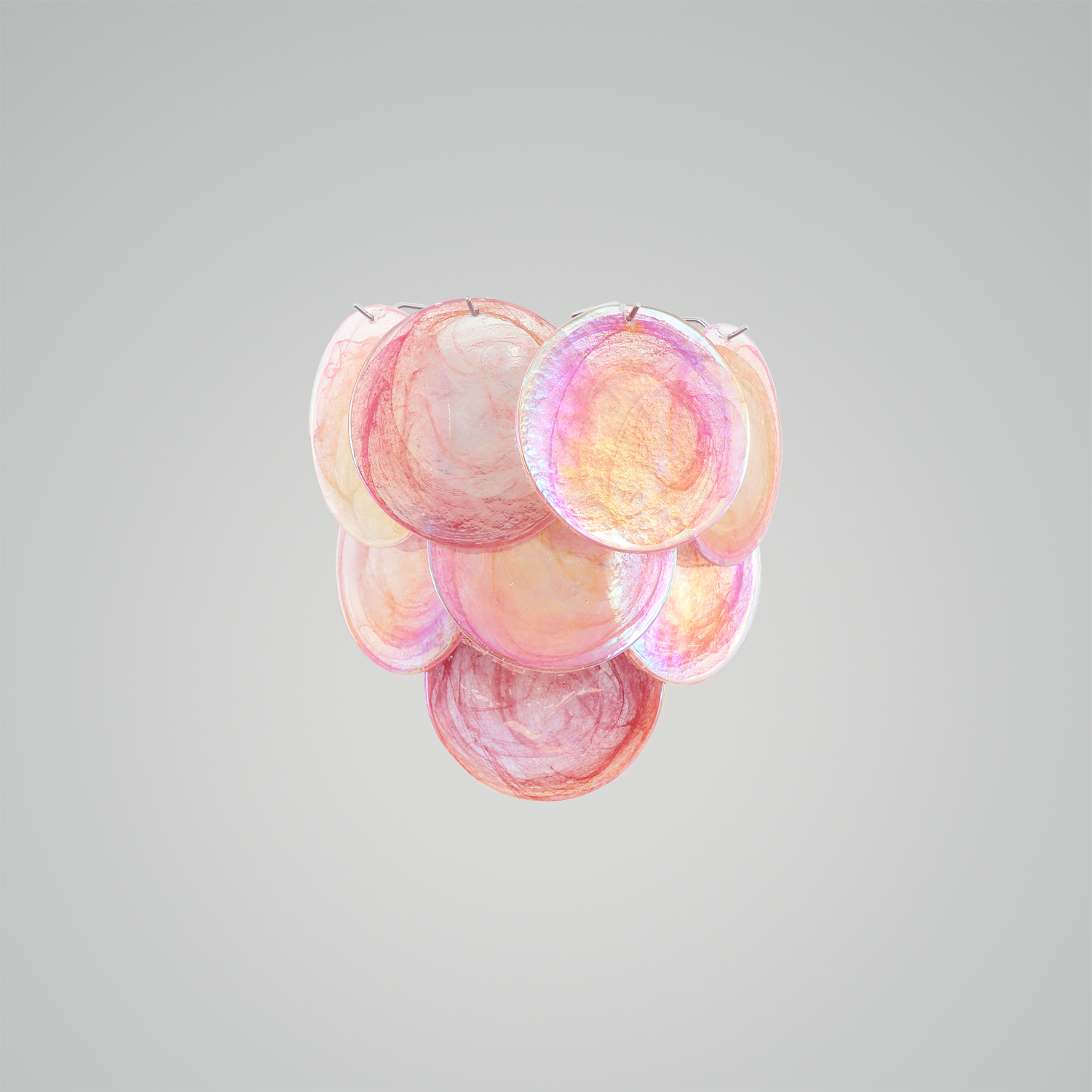 Modernist Sconces In Hand-Blown Murano Glass