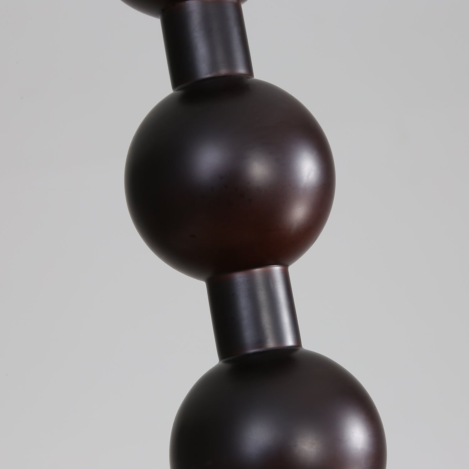 Beaded Wooden Pendant Light