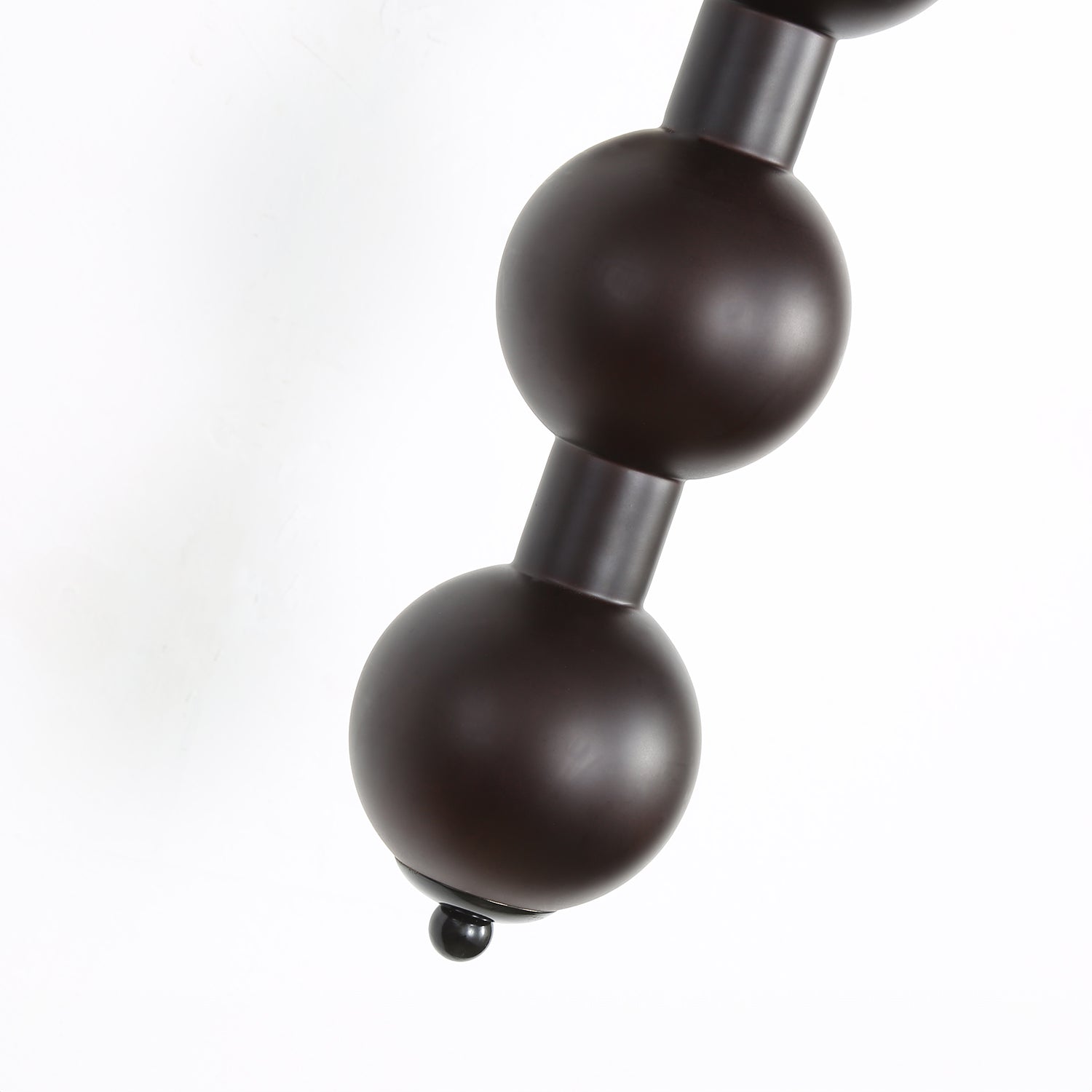 Beaded Wooden Wall Light