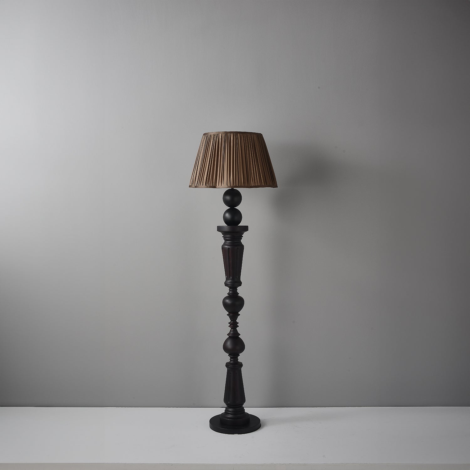 Original Wood Vintage Floor Lamp