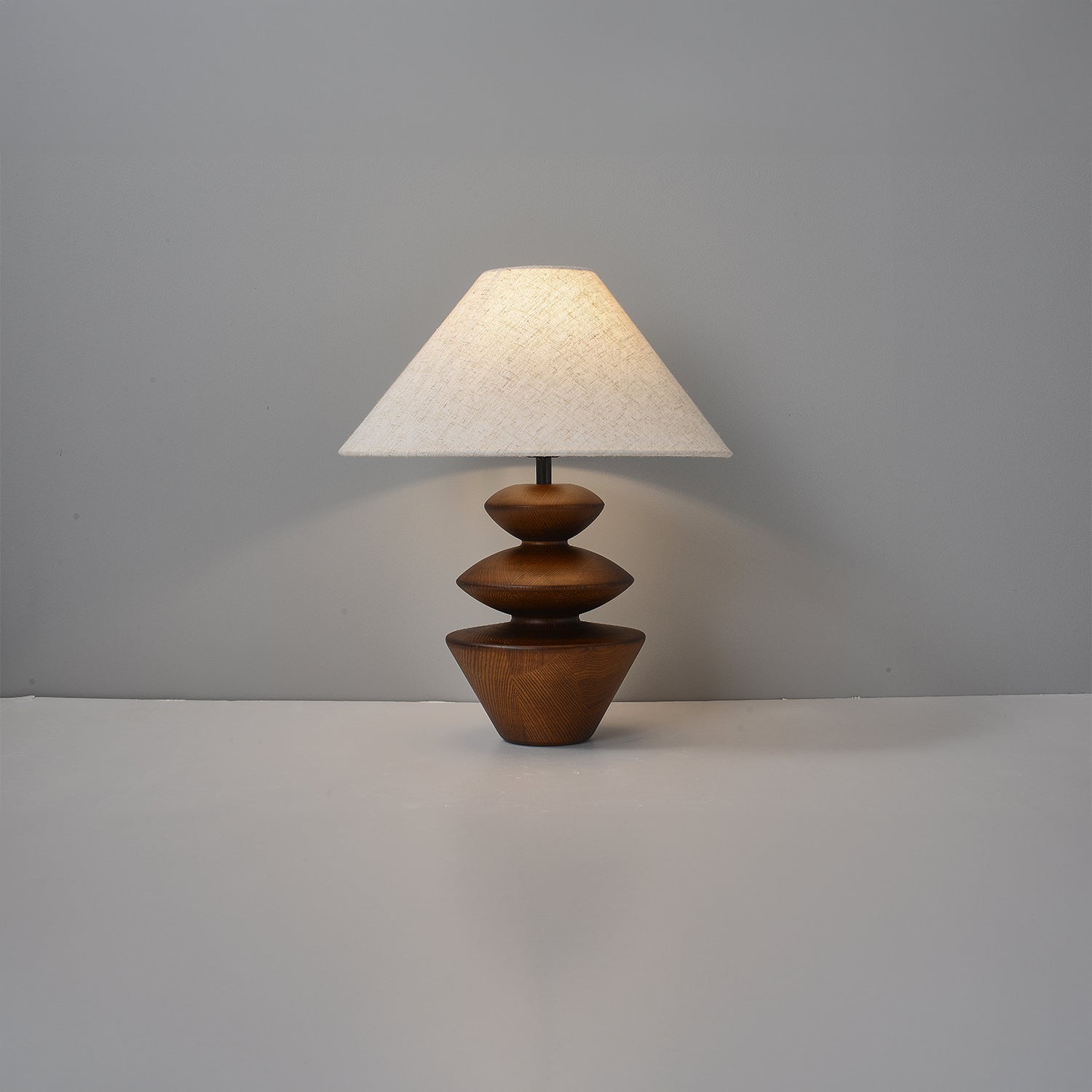 Original Wood Vintage Table Lamp