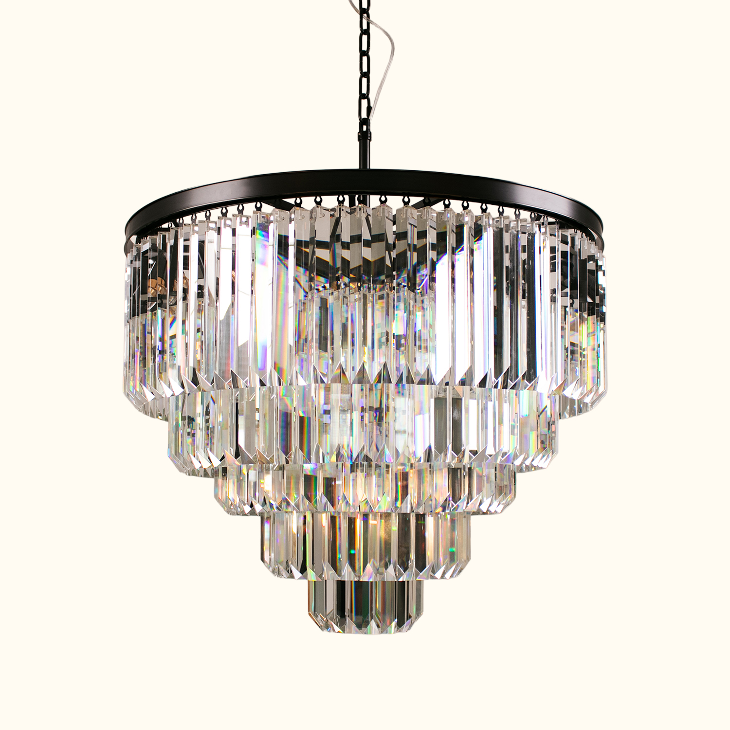 1920S Odeon Round Chandelier