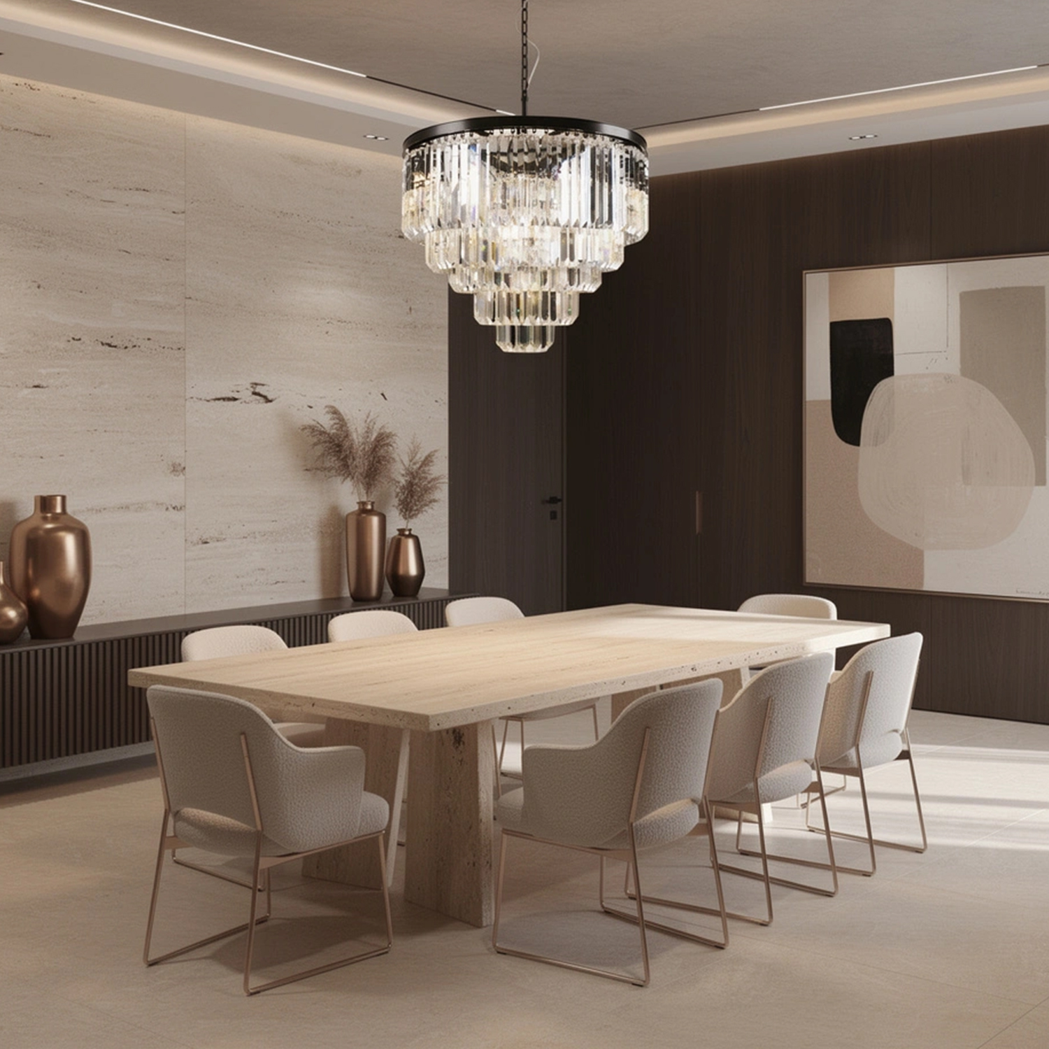 1920S Odeon Round Chandelier