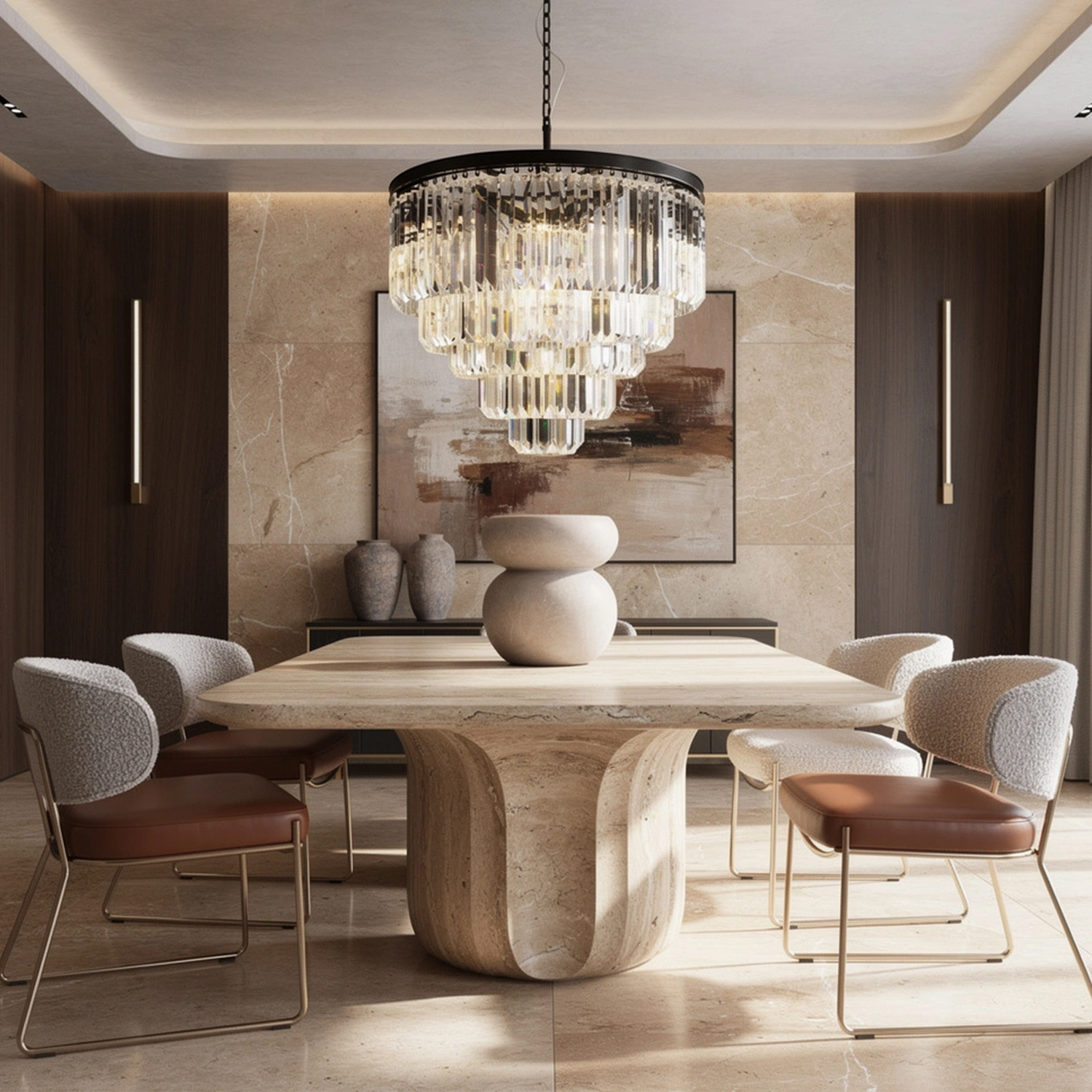 1920S Odeon Round Chandelier