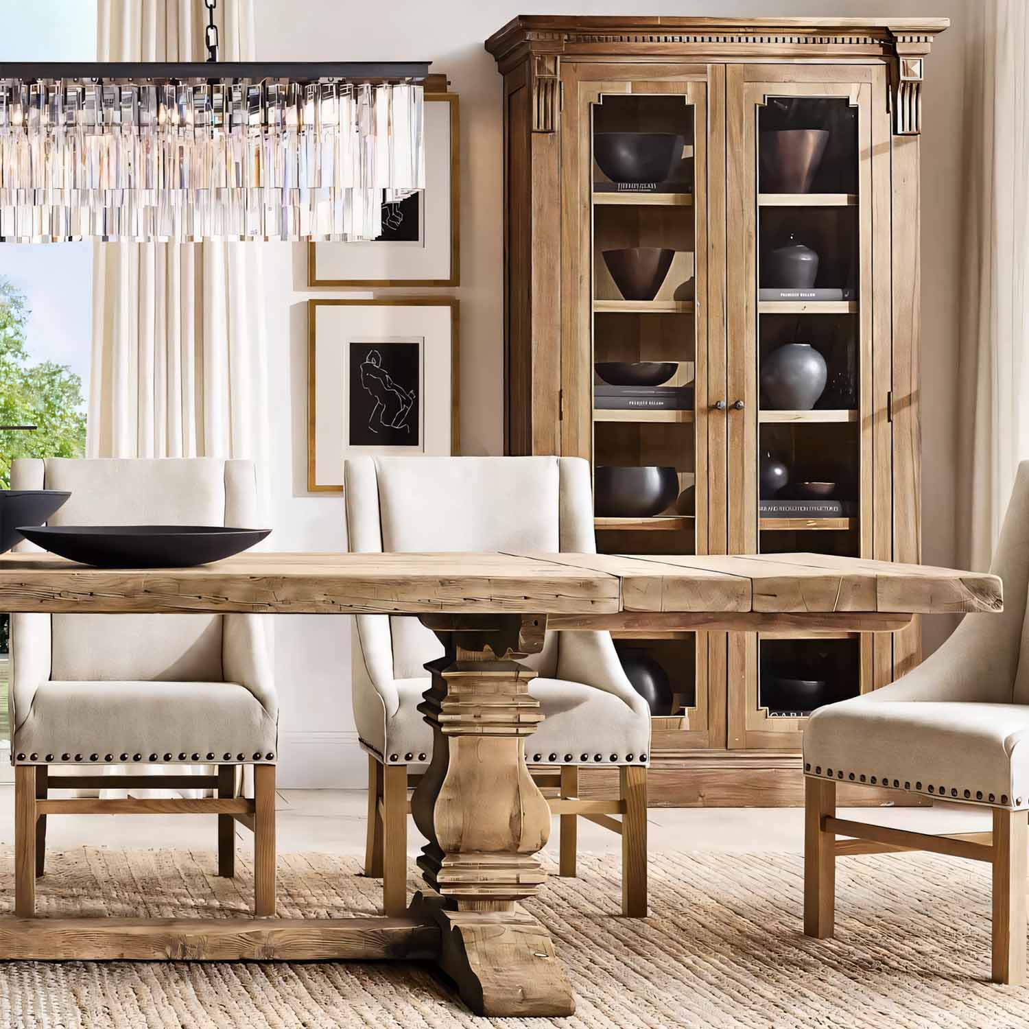 1920s Odeon Rectangular Chandelier