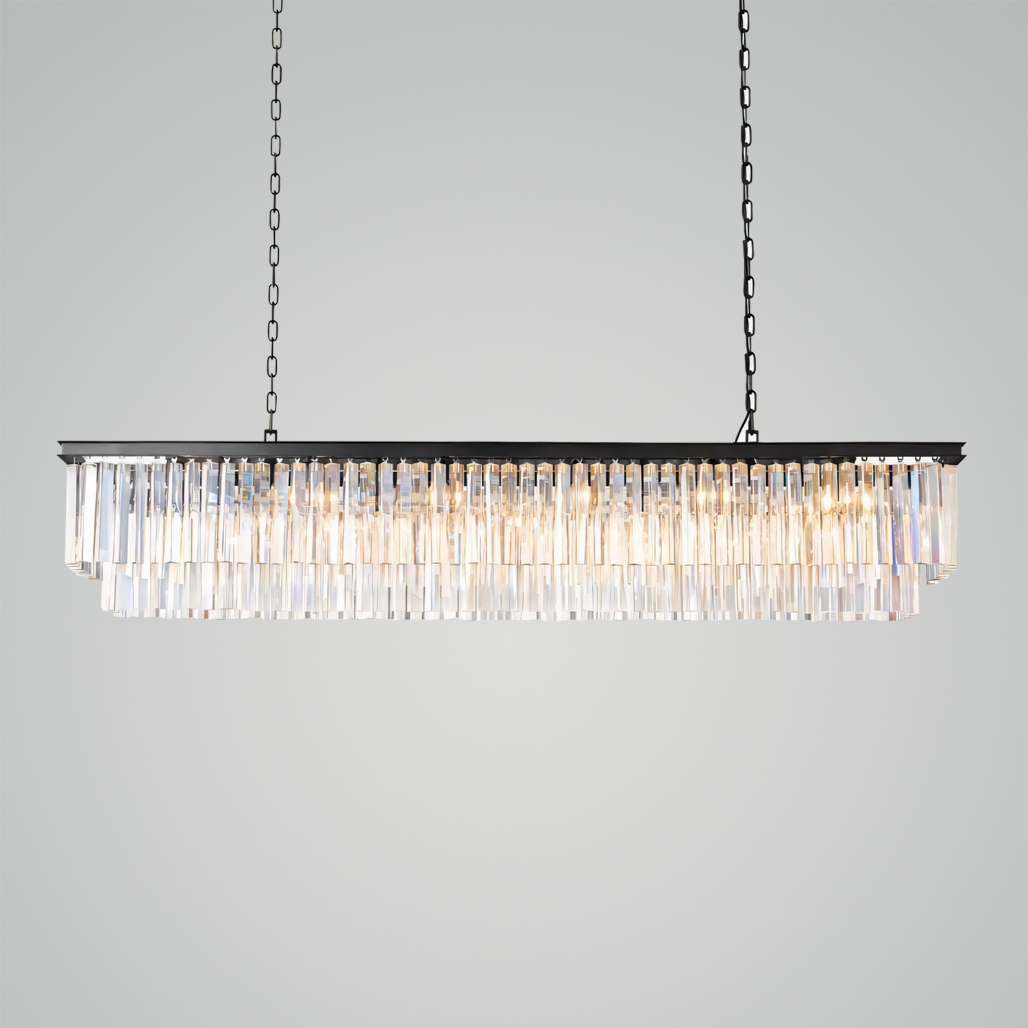 1920s Odeon Rectangular Chandelier