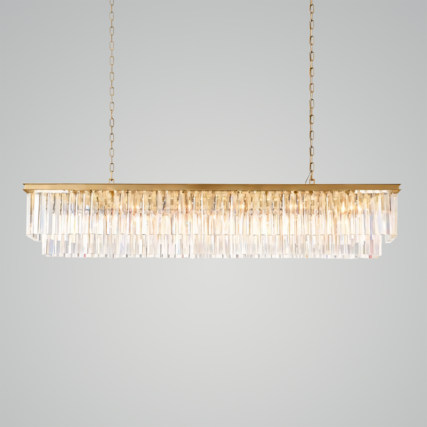 1920s Odeon Rectangular Chandelier