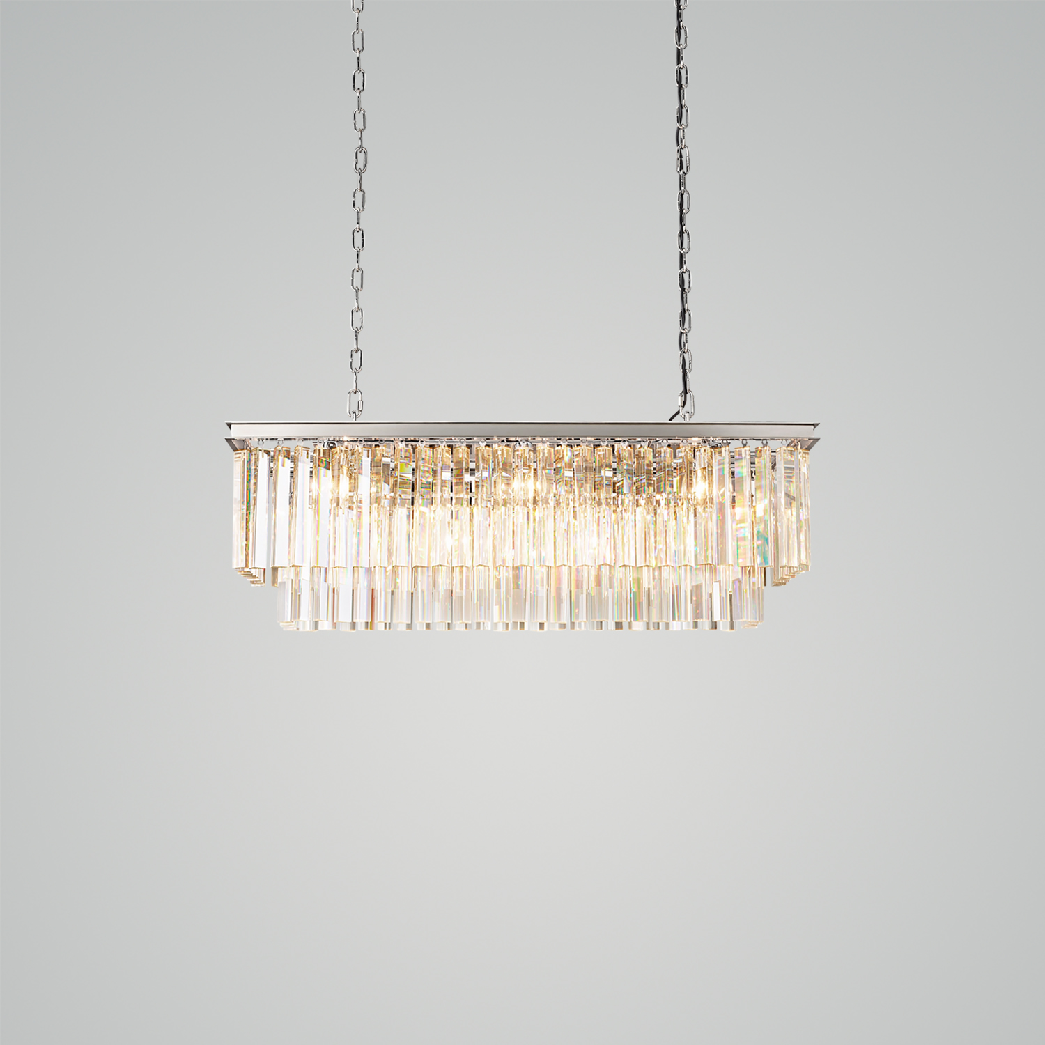 1920s Odeon Rectangular Chandelier