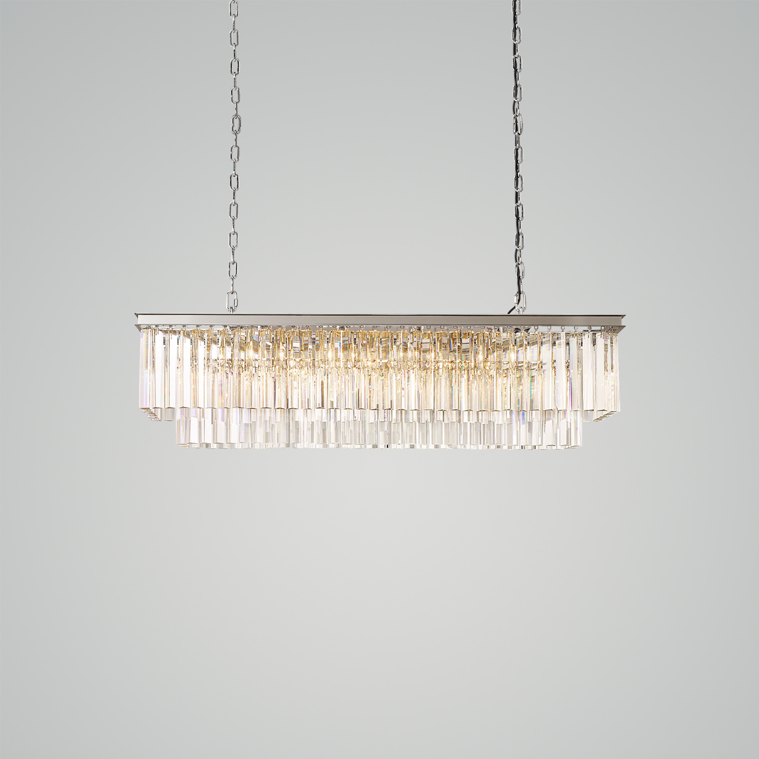 1920s Odeon Rectangular Chandelier