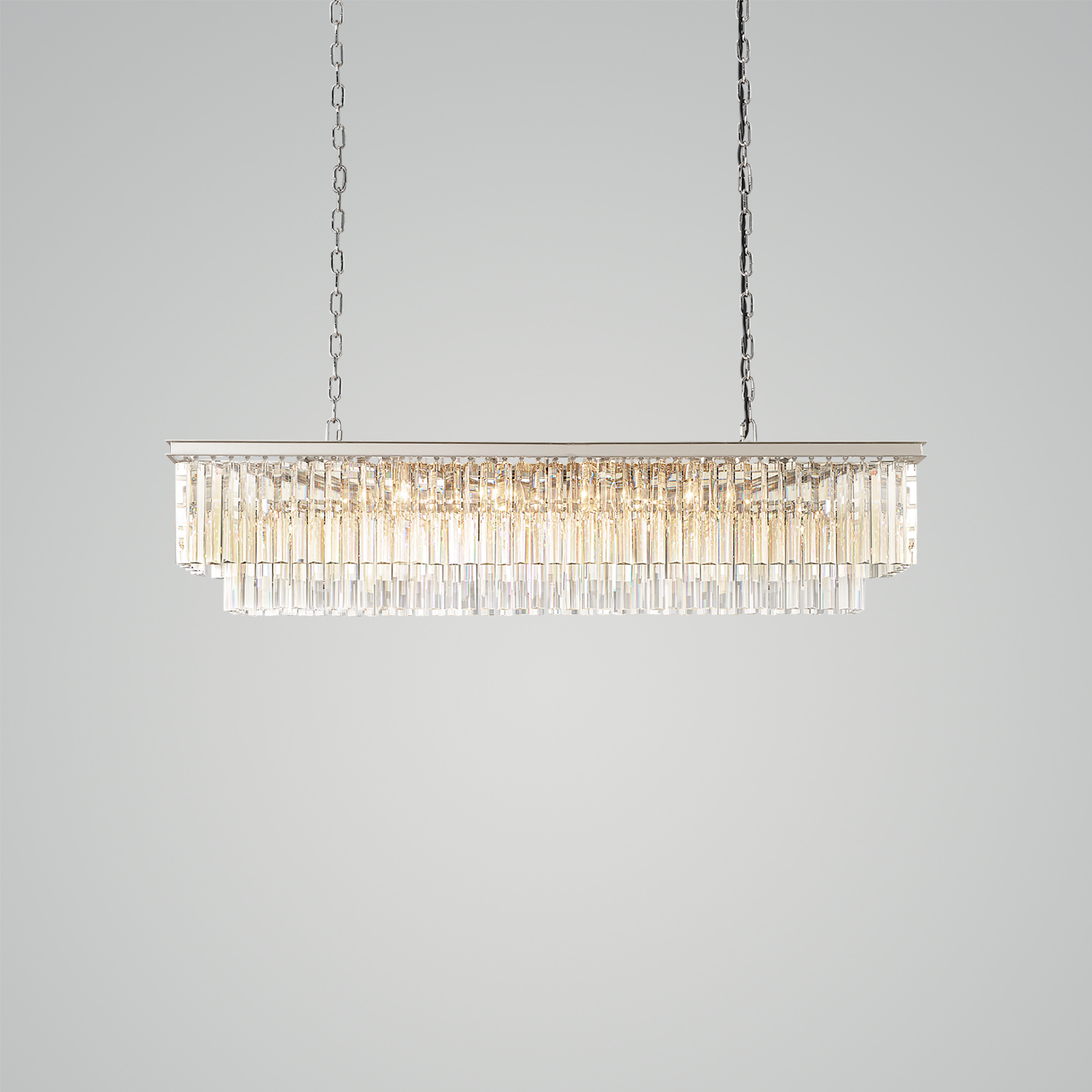 1920s Odeon Rectangular Chandelier