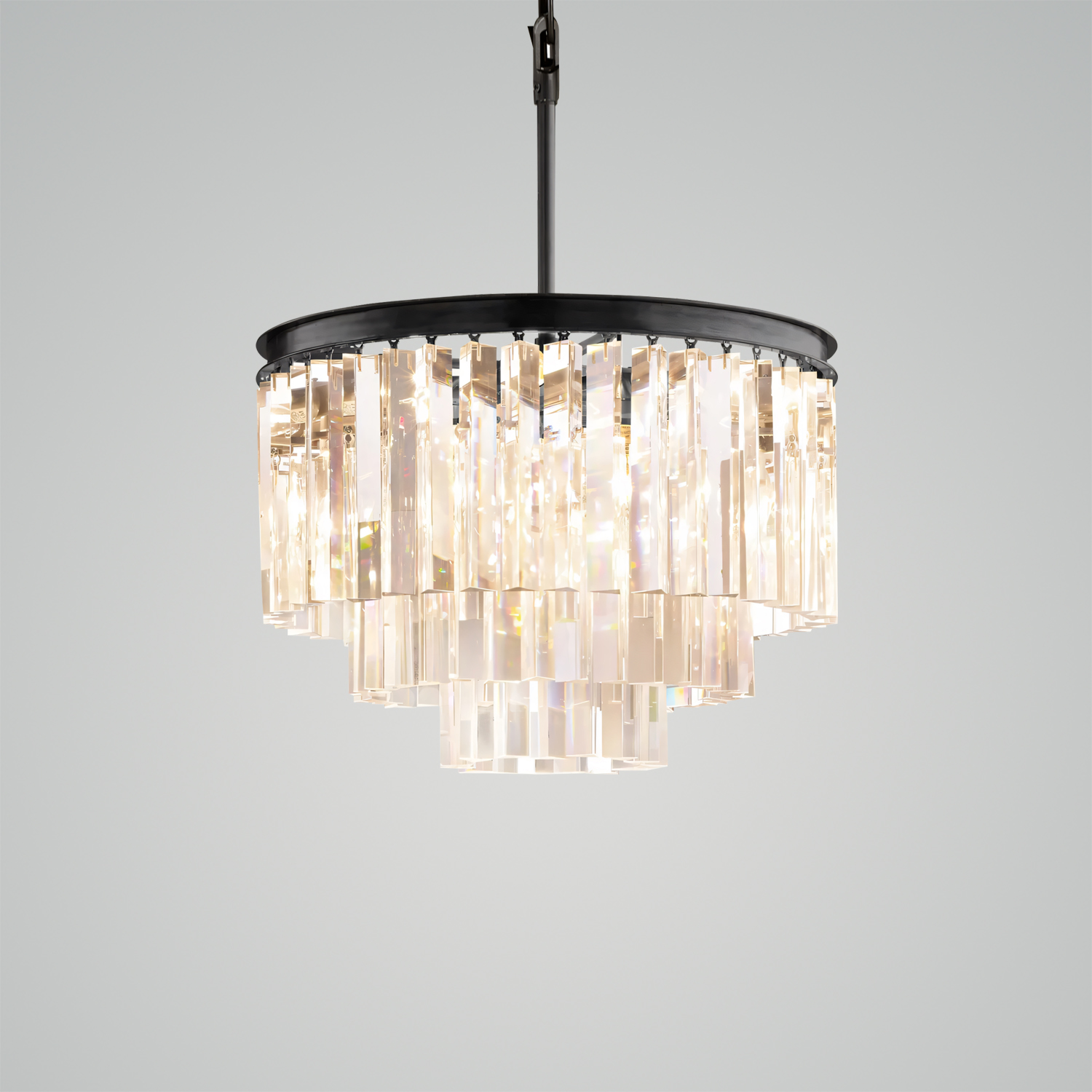 1920s Odeon Round Chandelier