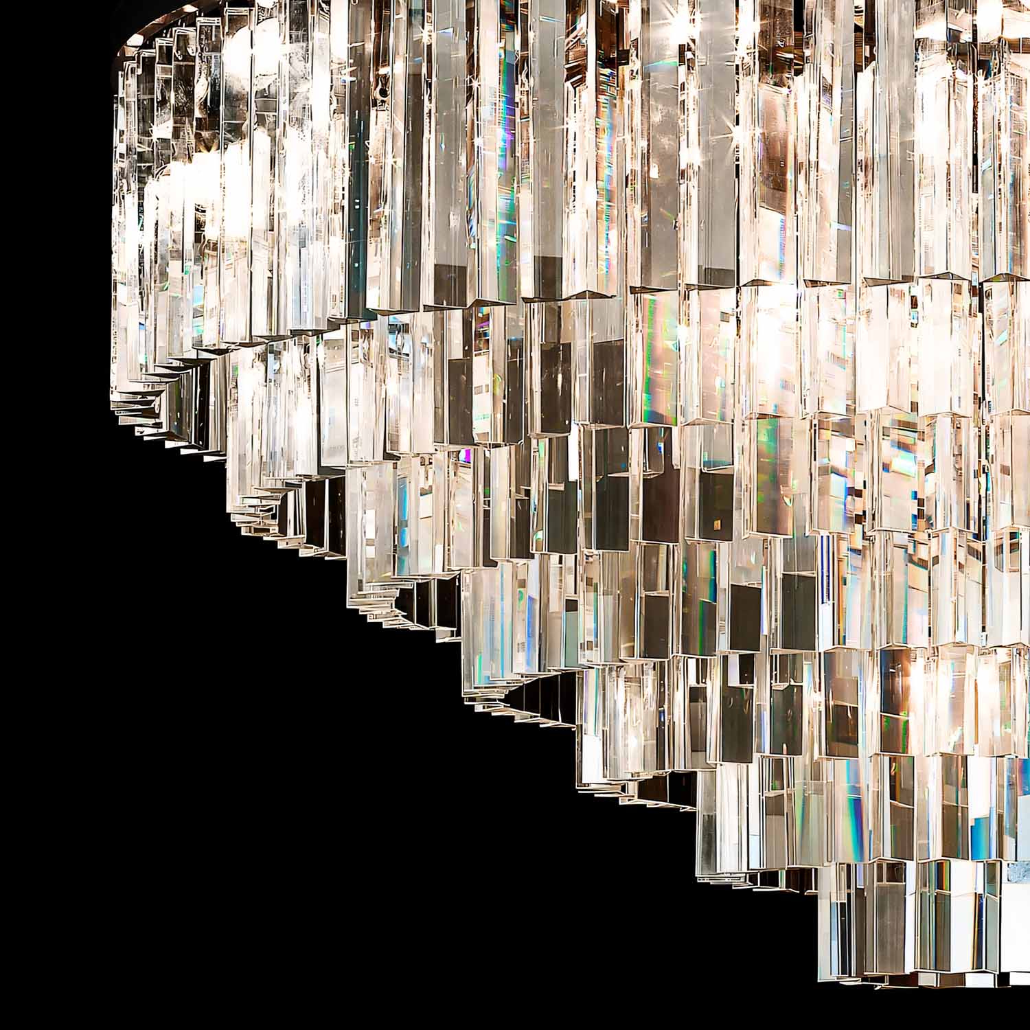 1920s Odeon Round Chandelier