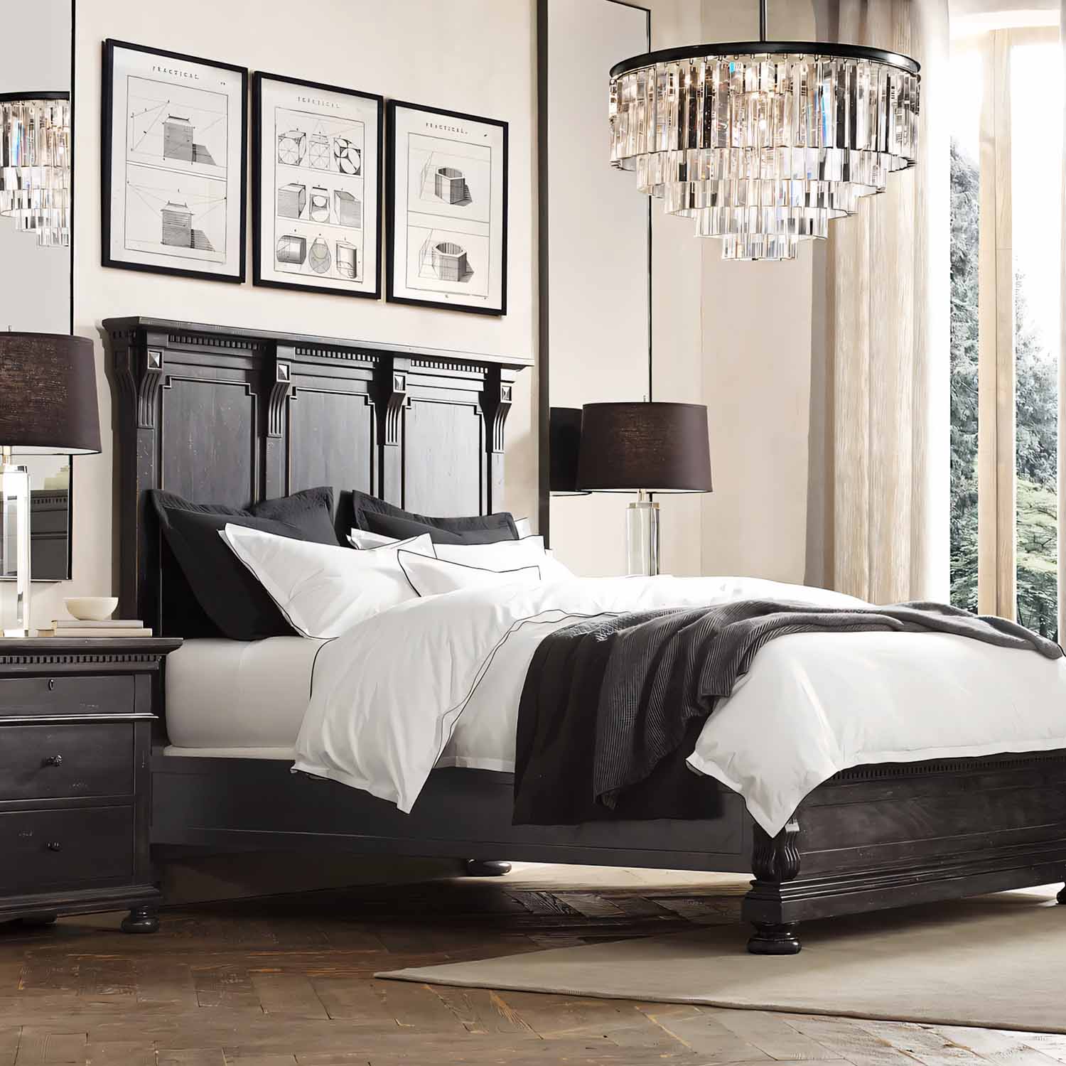 1920s Odeon Round Chandelier