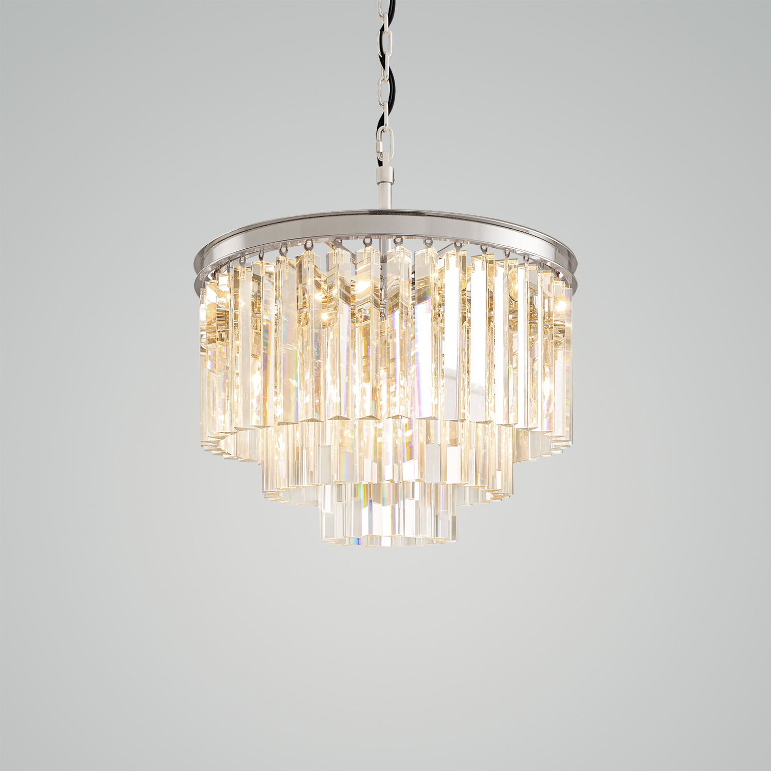 1920s Odeon Round Chandelier