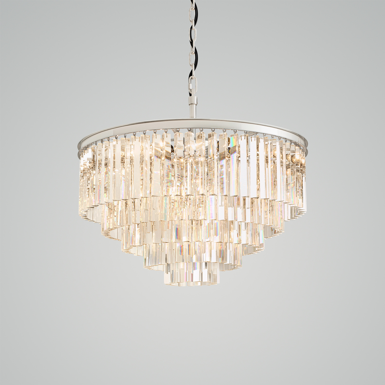 1920s Odeon Round Chandelier