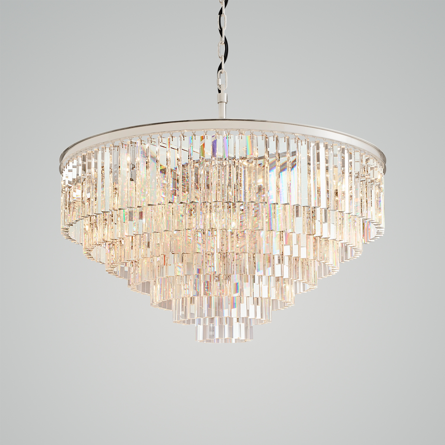 1920s Odeon Round Chandelier