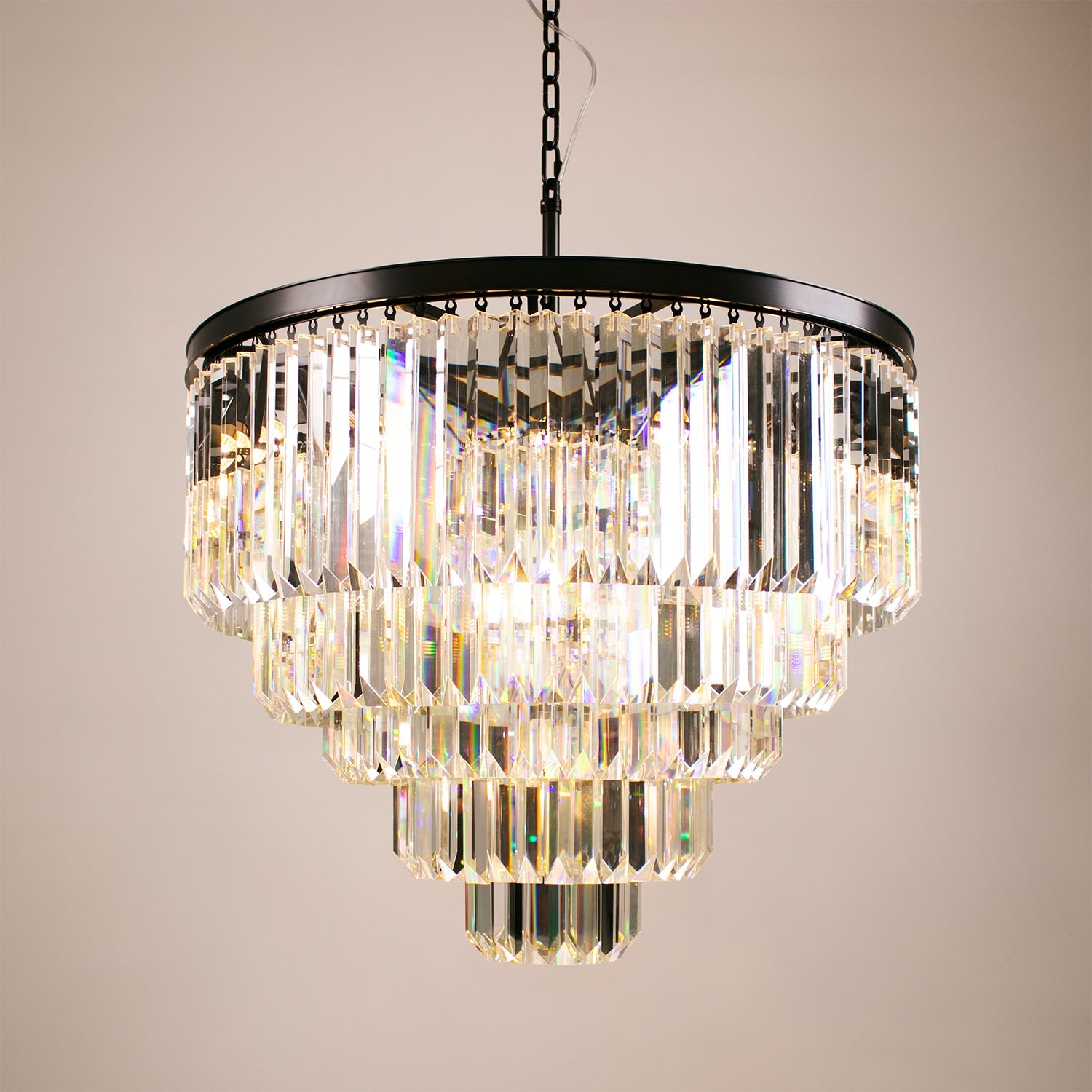 1920s Odeon Round Chandelier
