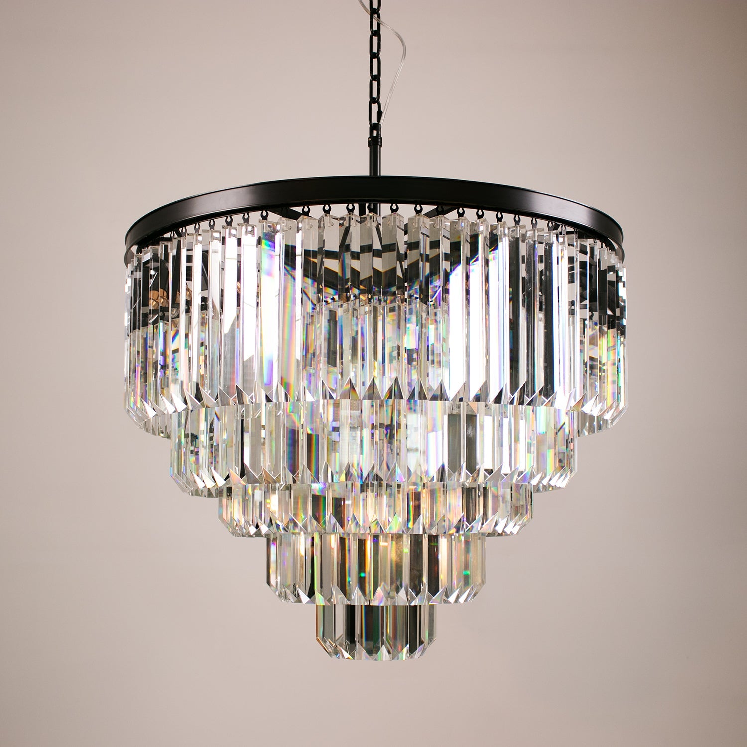 1920s Odeon Round Chandelier