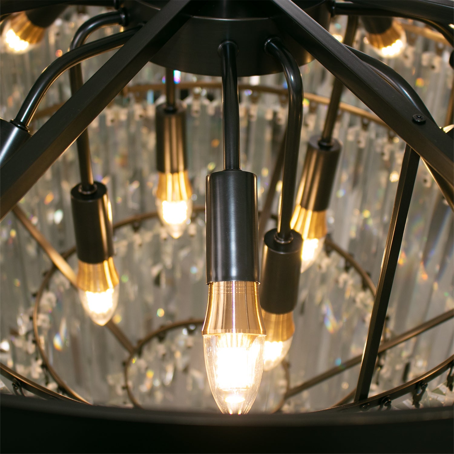 1920s Odeon Round Chandelier