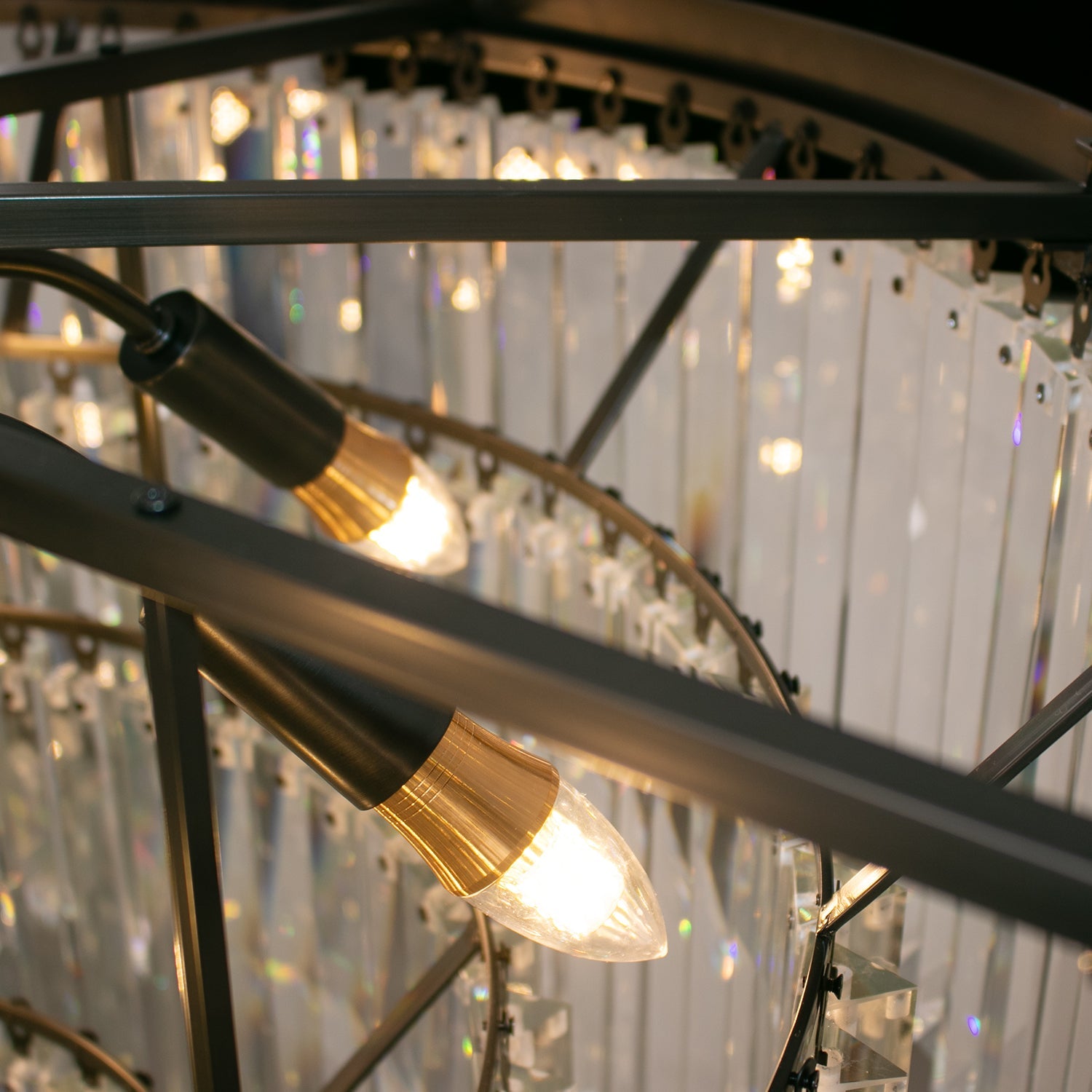 1920s Odeon Round Chandelier