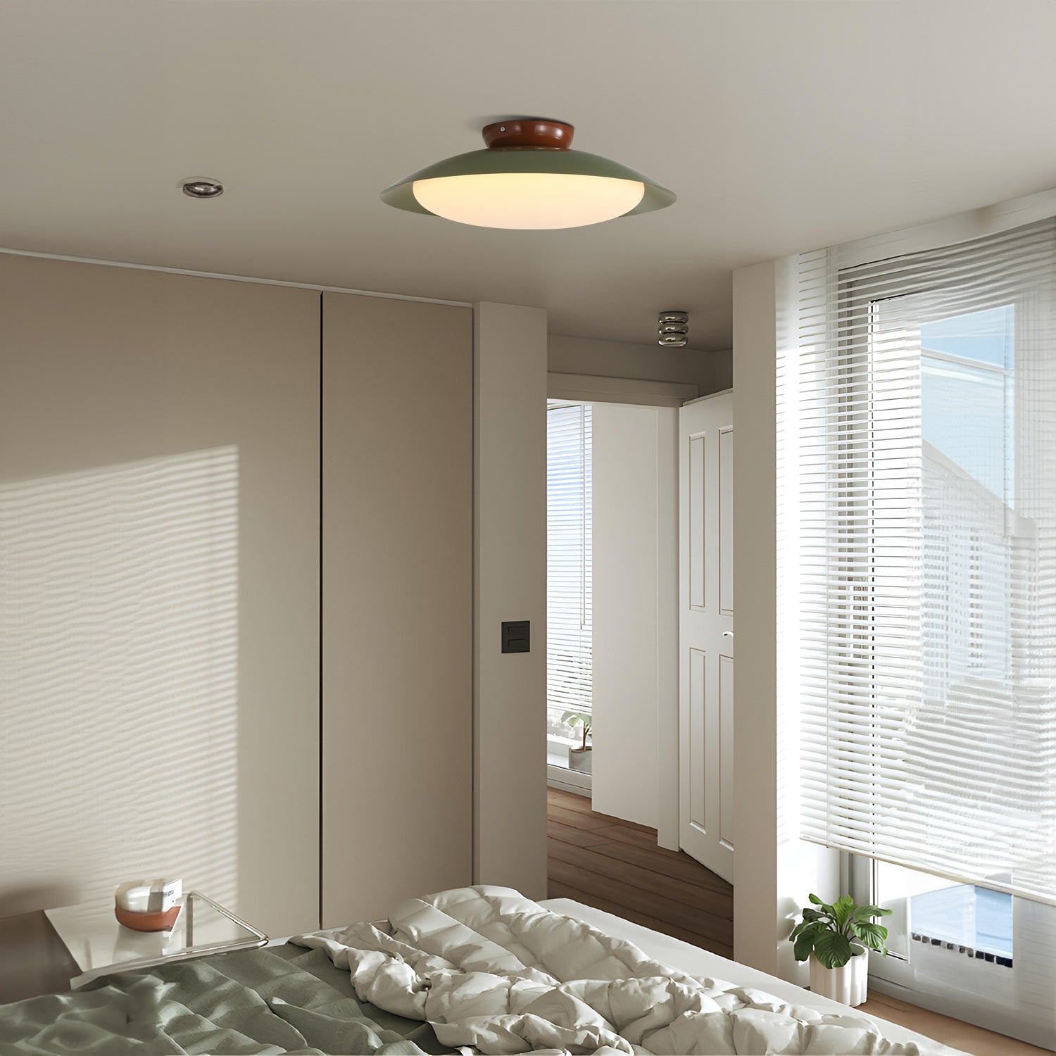 Cream UFO Ceiling Light