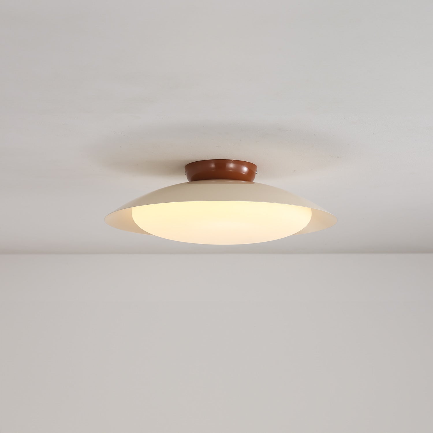 Cream UFO Ceiling Light