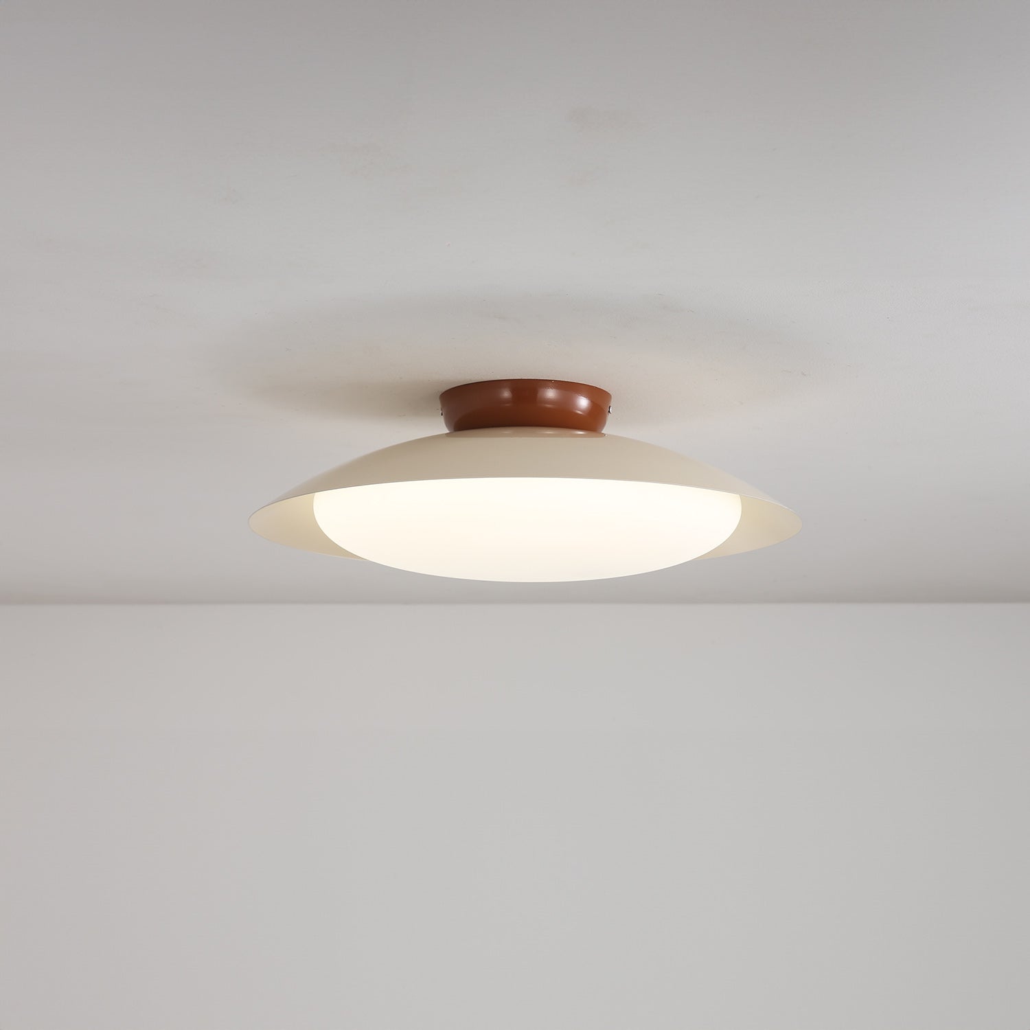 Cream UFO Ceiling Light