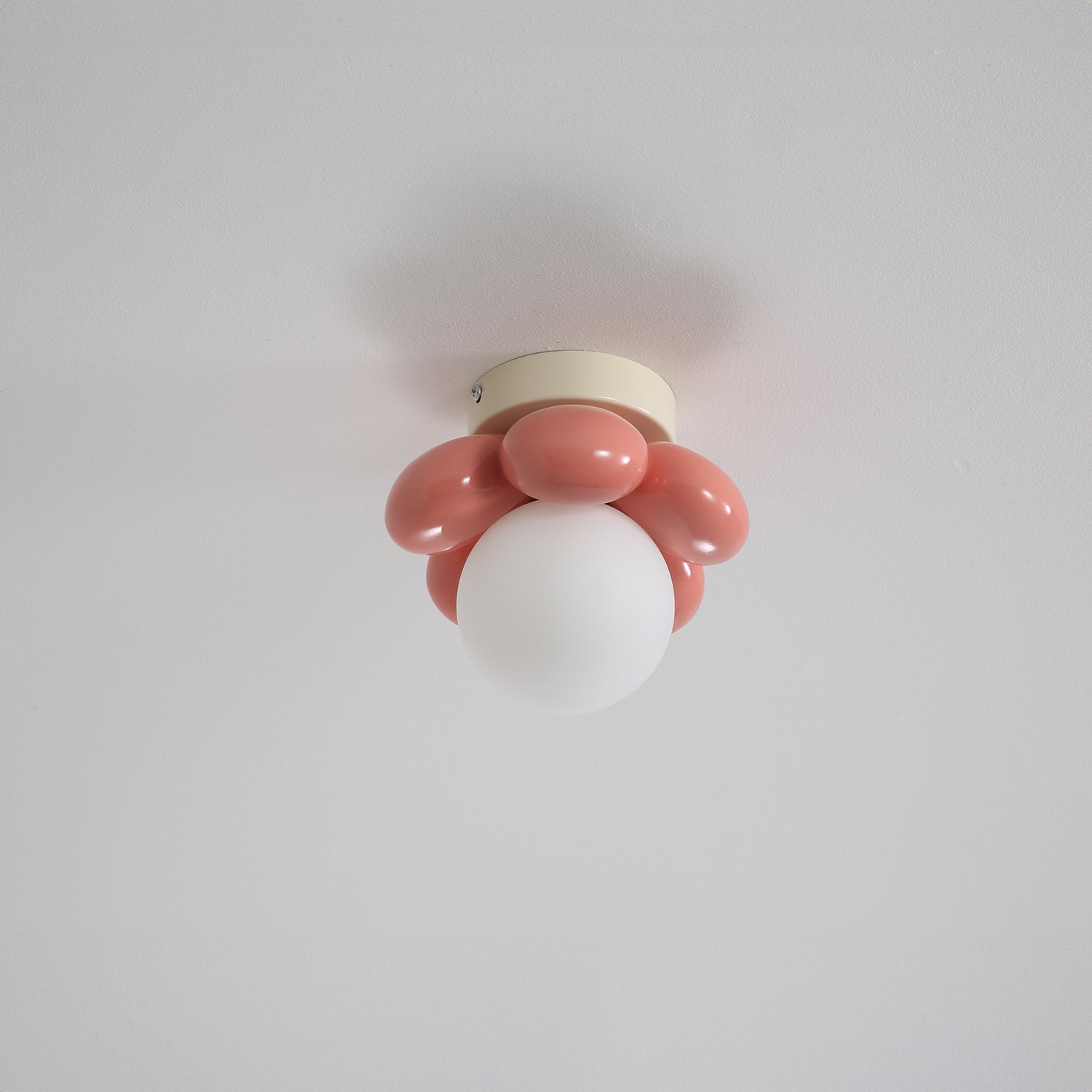 Cream Flower Ceiling Light