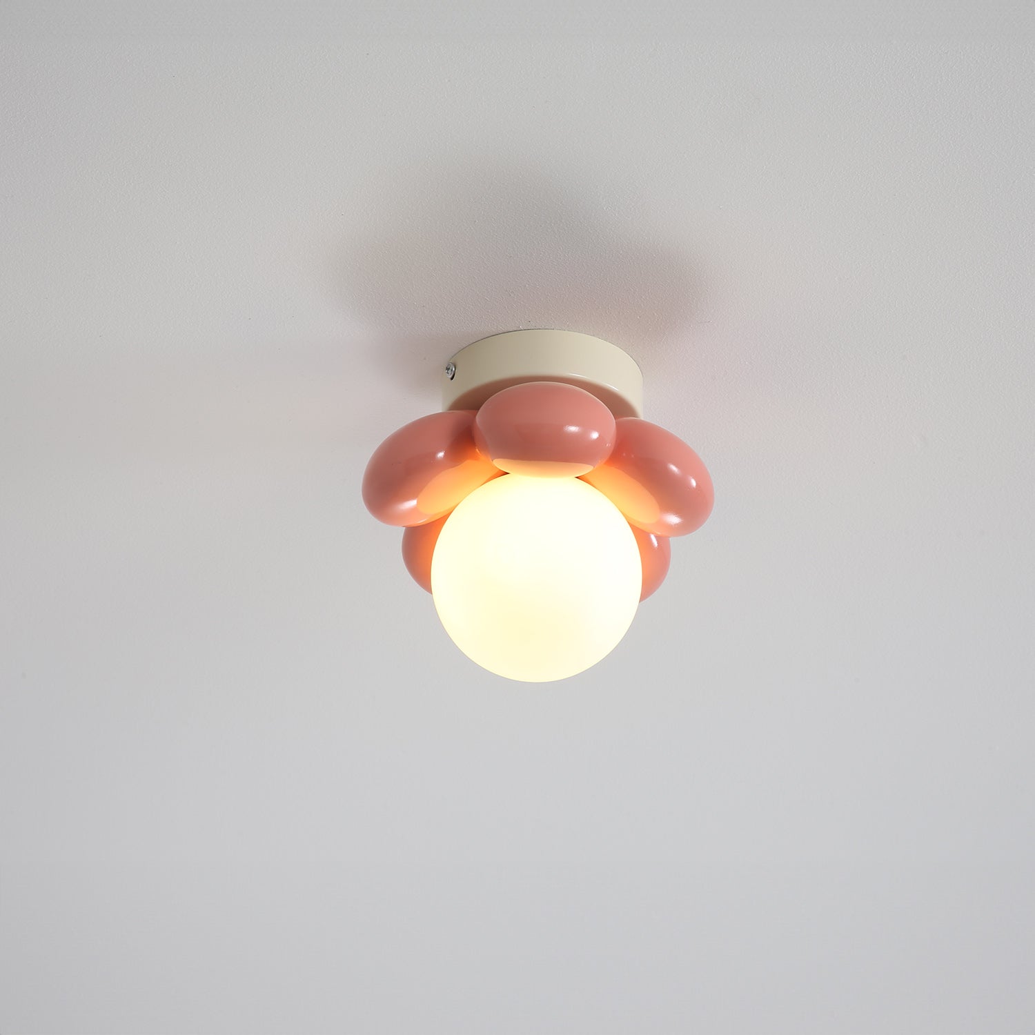 Cream Flower Ceiling Light