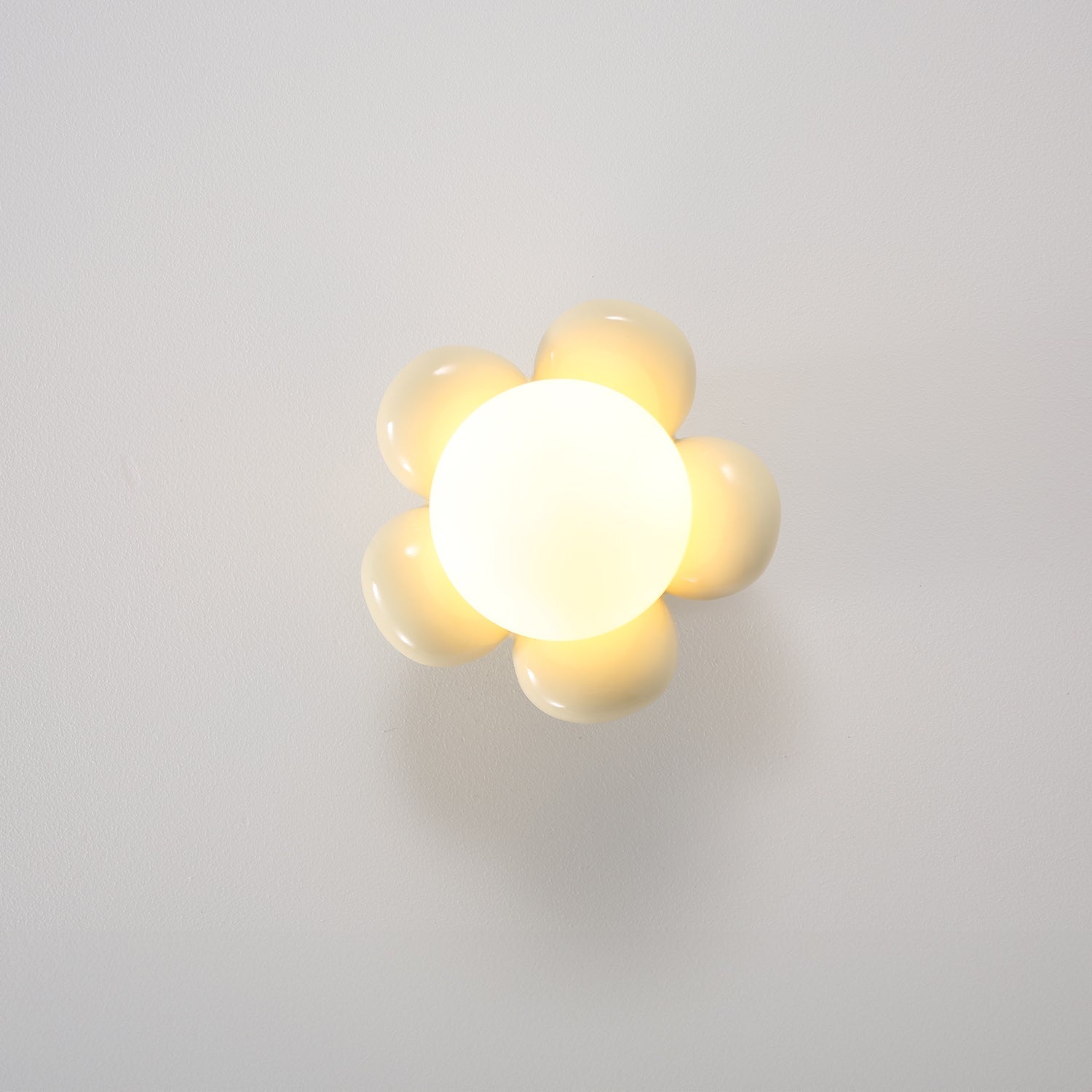 Cream Flower Ceiling Light