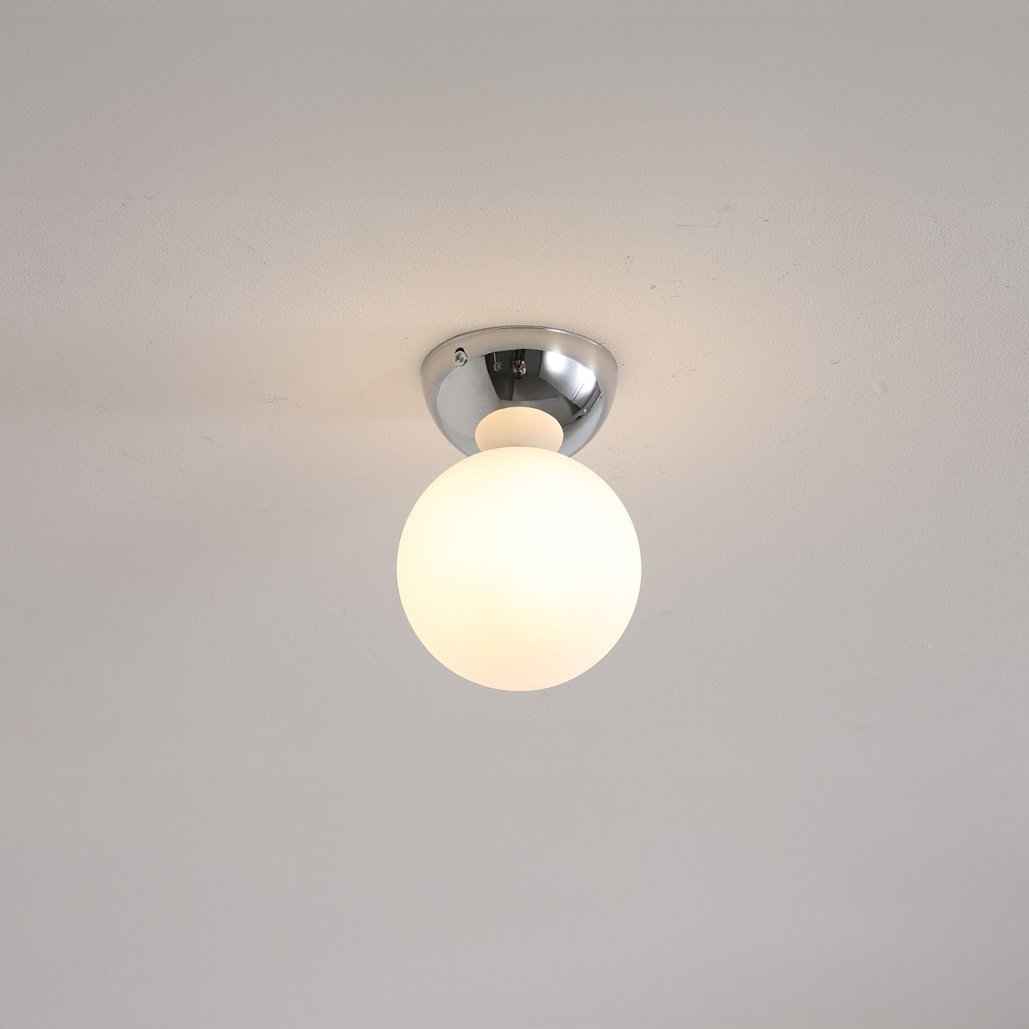 Cream Ball Ceiling Light