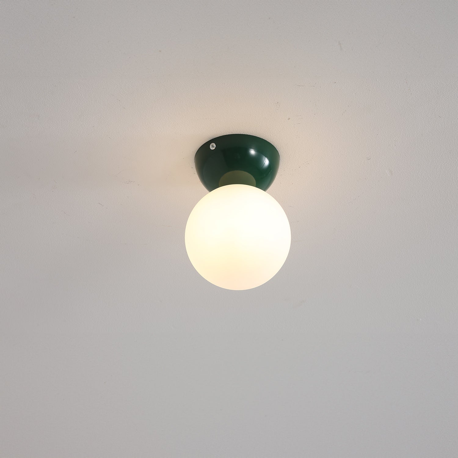 Cream Ball Ceiling Light
